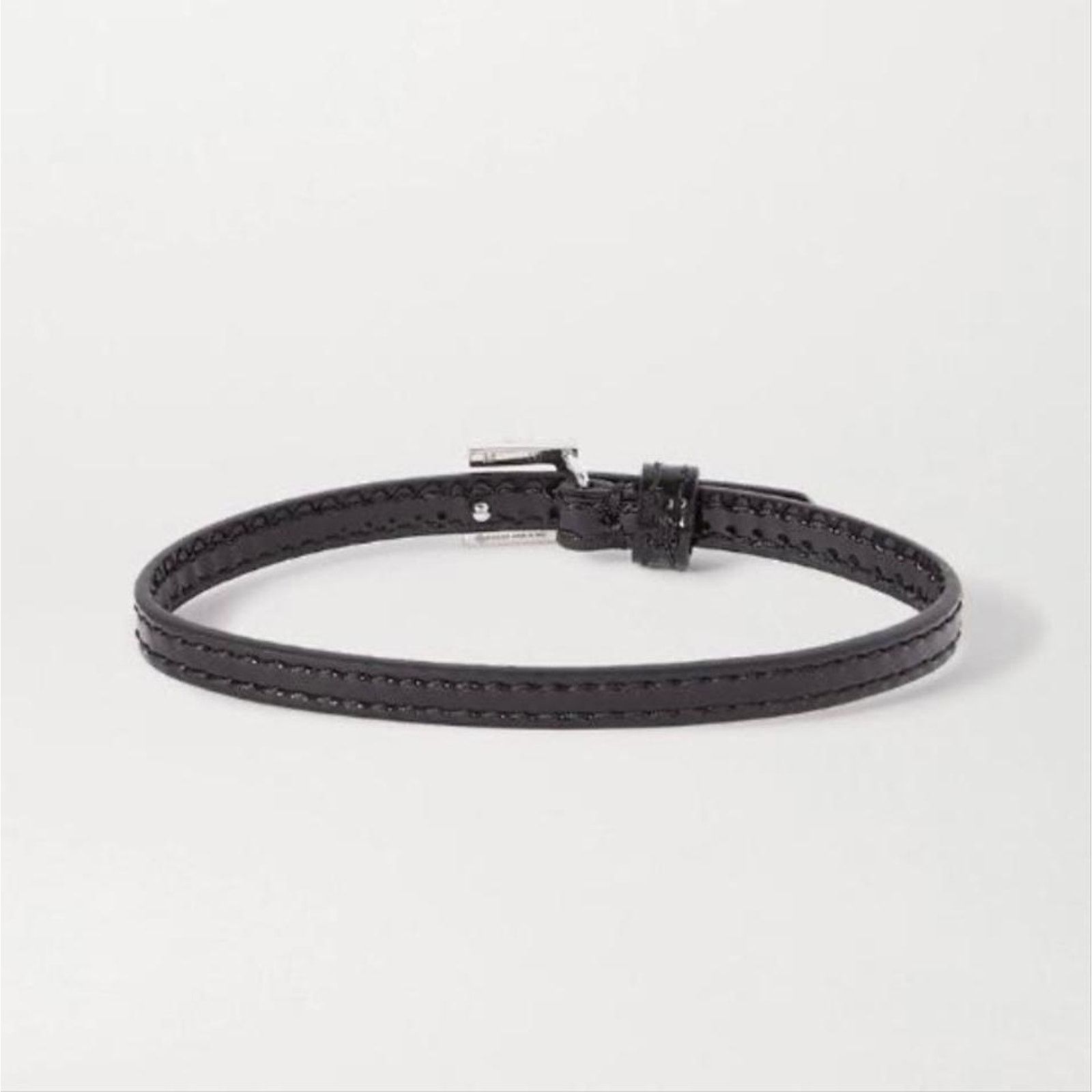 Gucci GUCCI square G logo crystal leather bracelet Size ONE SIZE - 3 Thumbnail