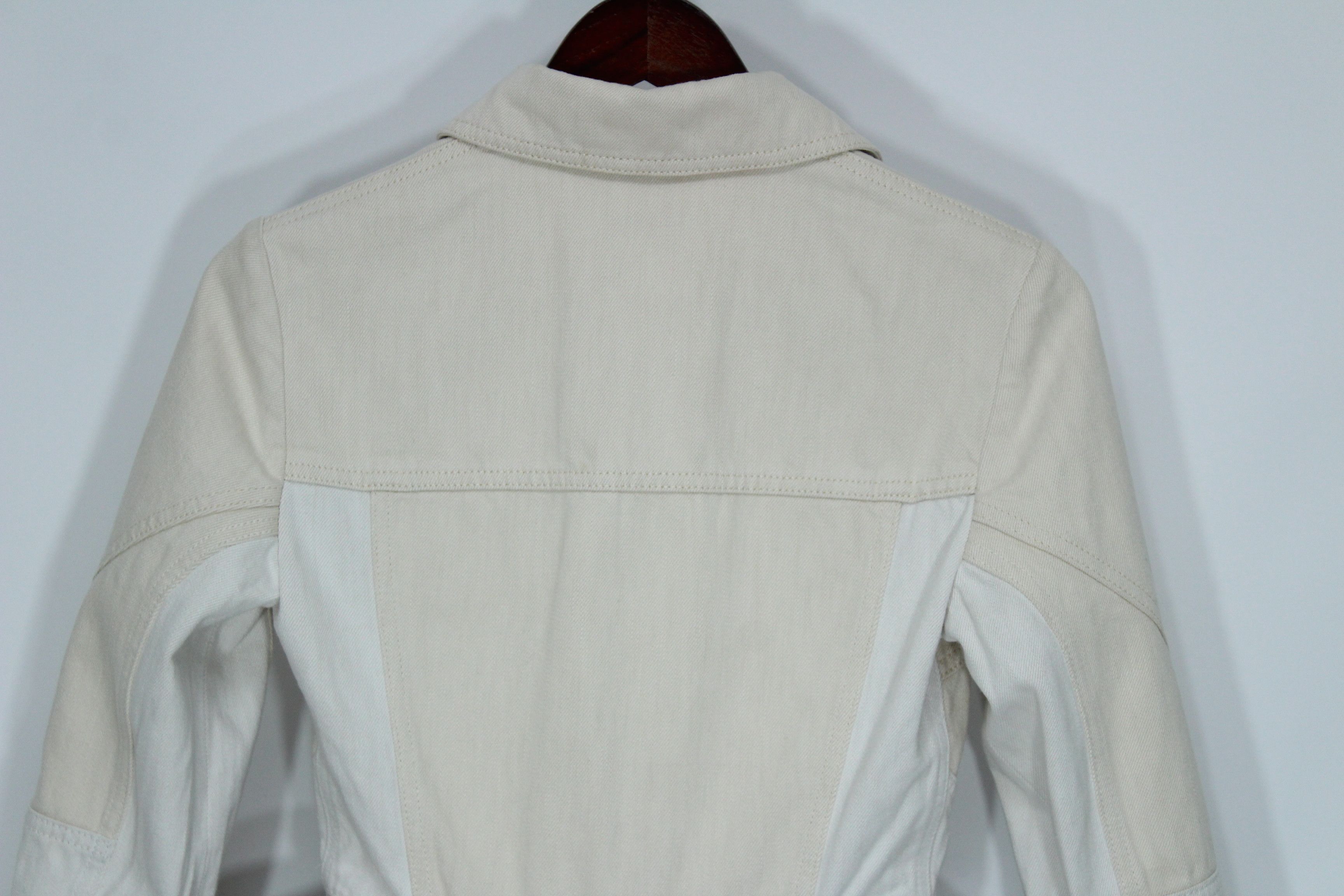 Alexander McQueen Alexander McQueen Ruffled Peplum Lace Denim Jacket IT 40 Size S / US 4 / IT 40 - 6 Thumbnail
