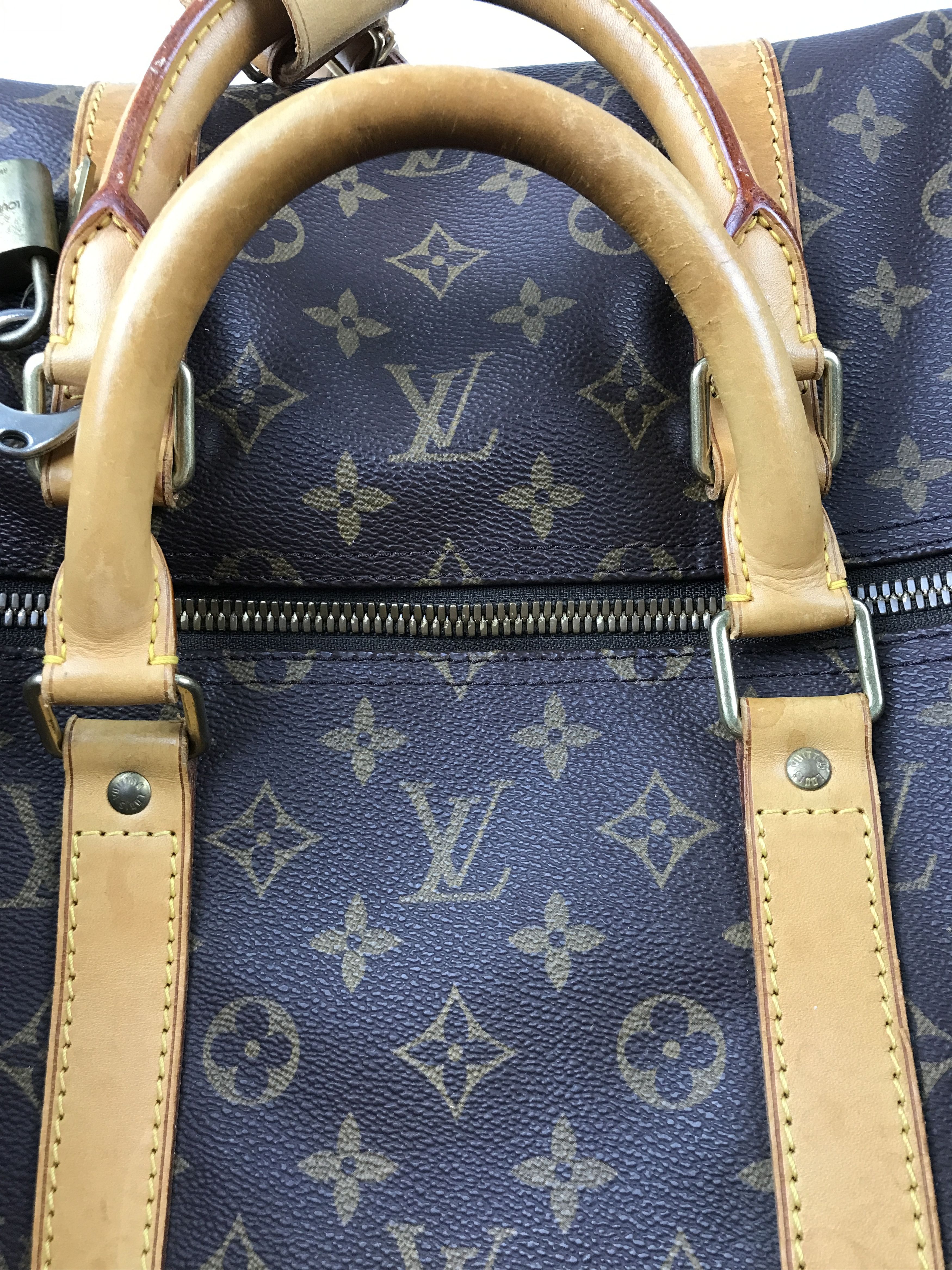 Louis Vuitton × Vintage Vintage Louis Vuitton Keepall 55 Monogram Size ONE SIZE - 21 Thumbnail
