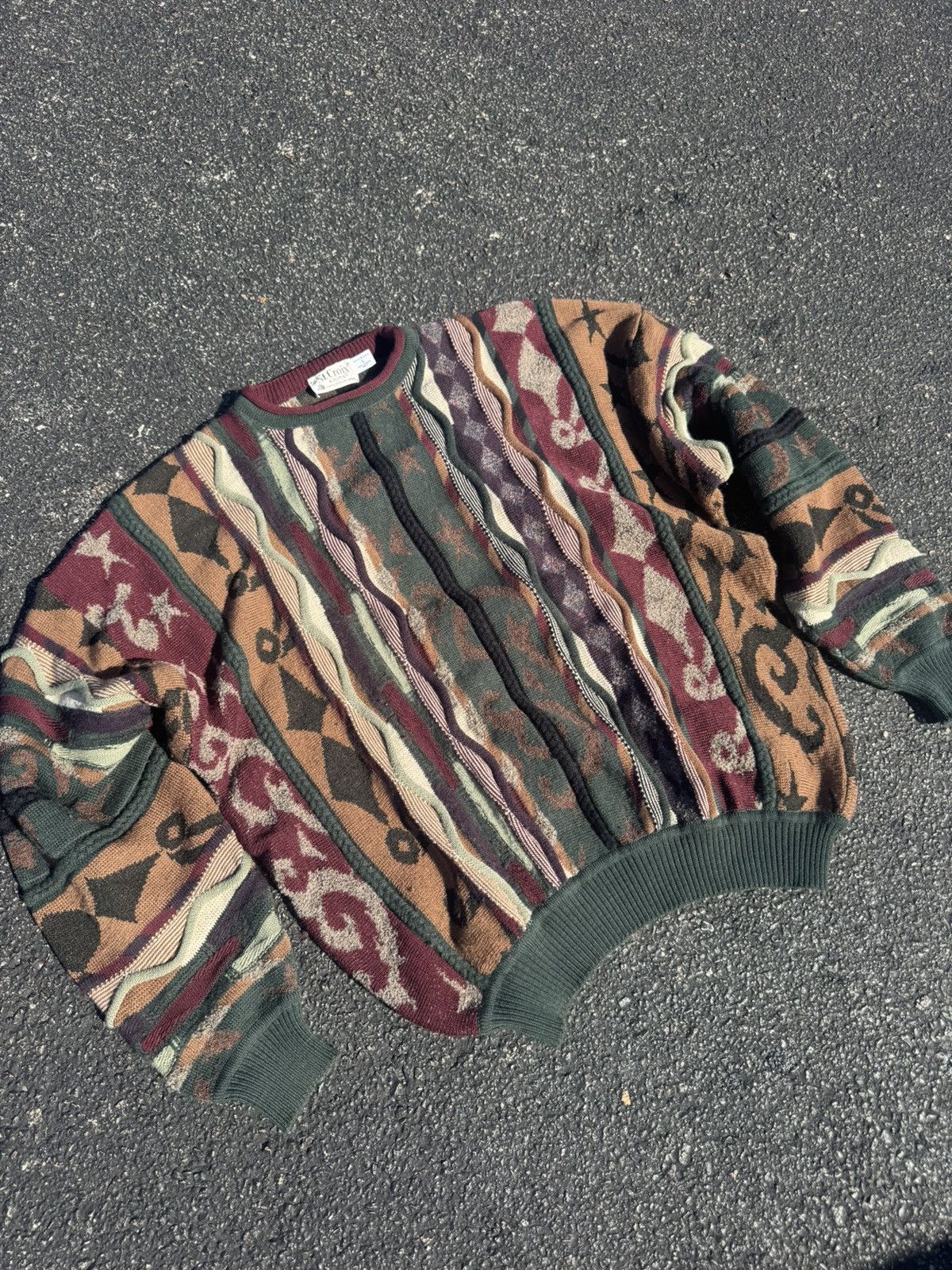 Coogi Men’s Coogi-like Knit Sweater Size US L / EU 52-54 / 3 - 1 Thumbnail