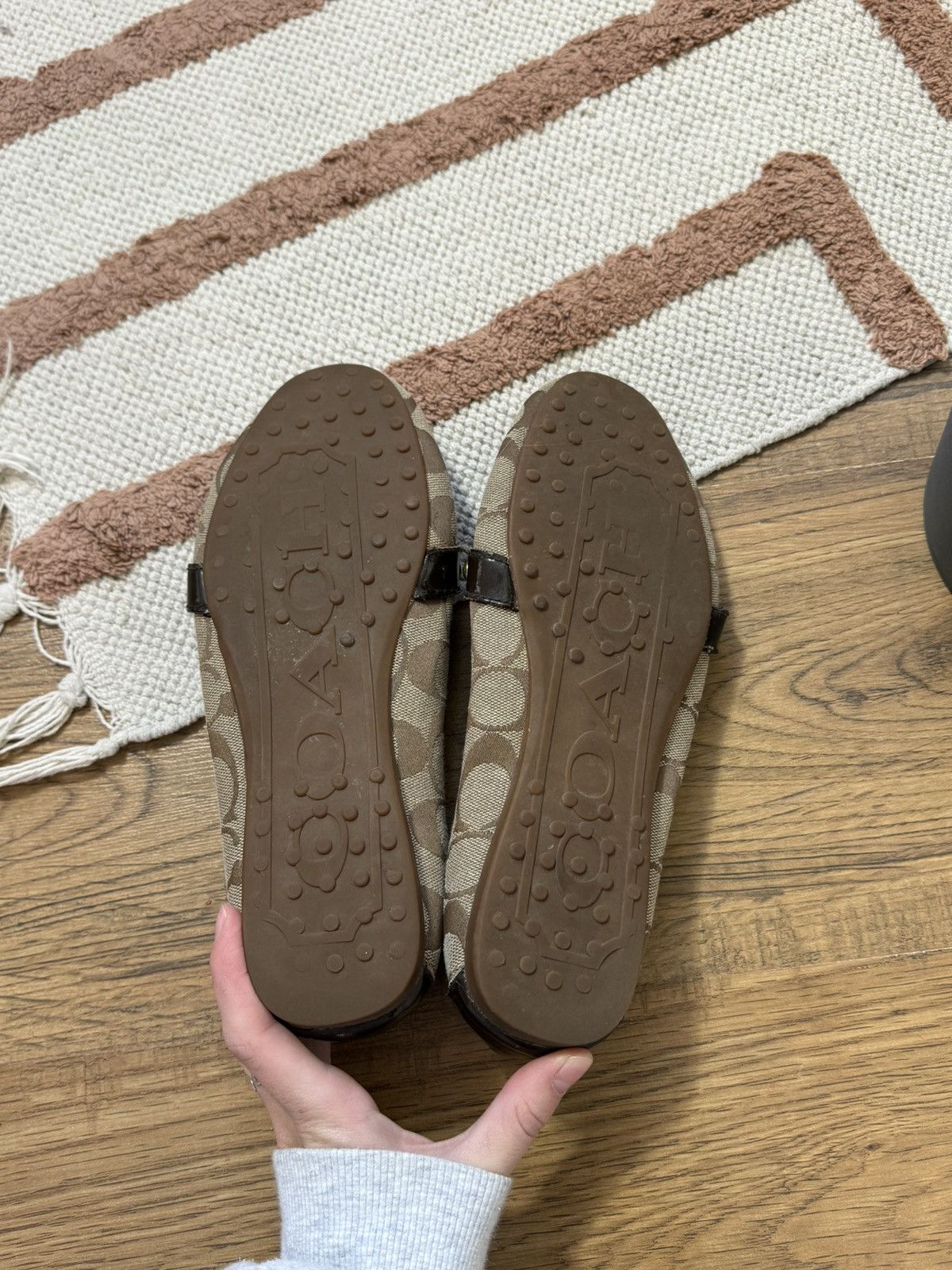 Coach VINTAGE COACH MONOGRAM MOCCASIN WMNS SHOES Size US 9 / IT 39 - 5 Thumbnail