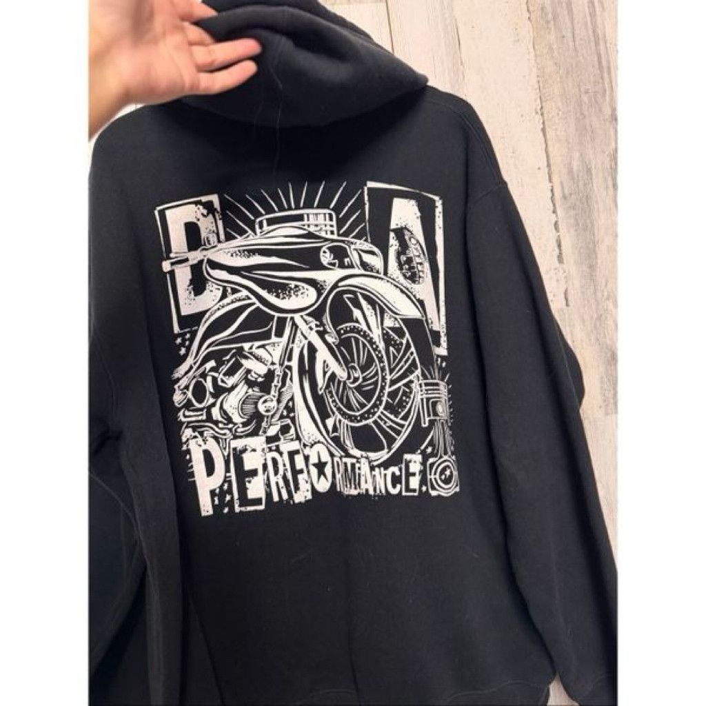 J. America J. America DA Performance Motorcycle Engine Hoodie Black XL Size XXL / US 16-18 / IT 52-54 - 5 Thumbnail