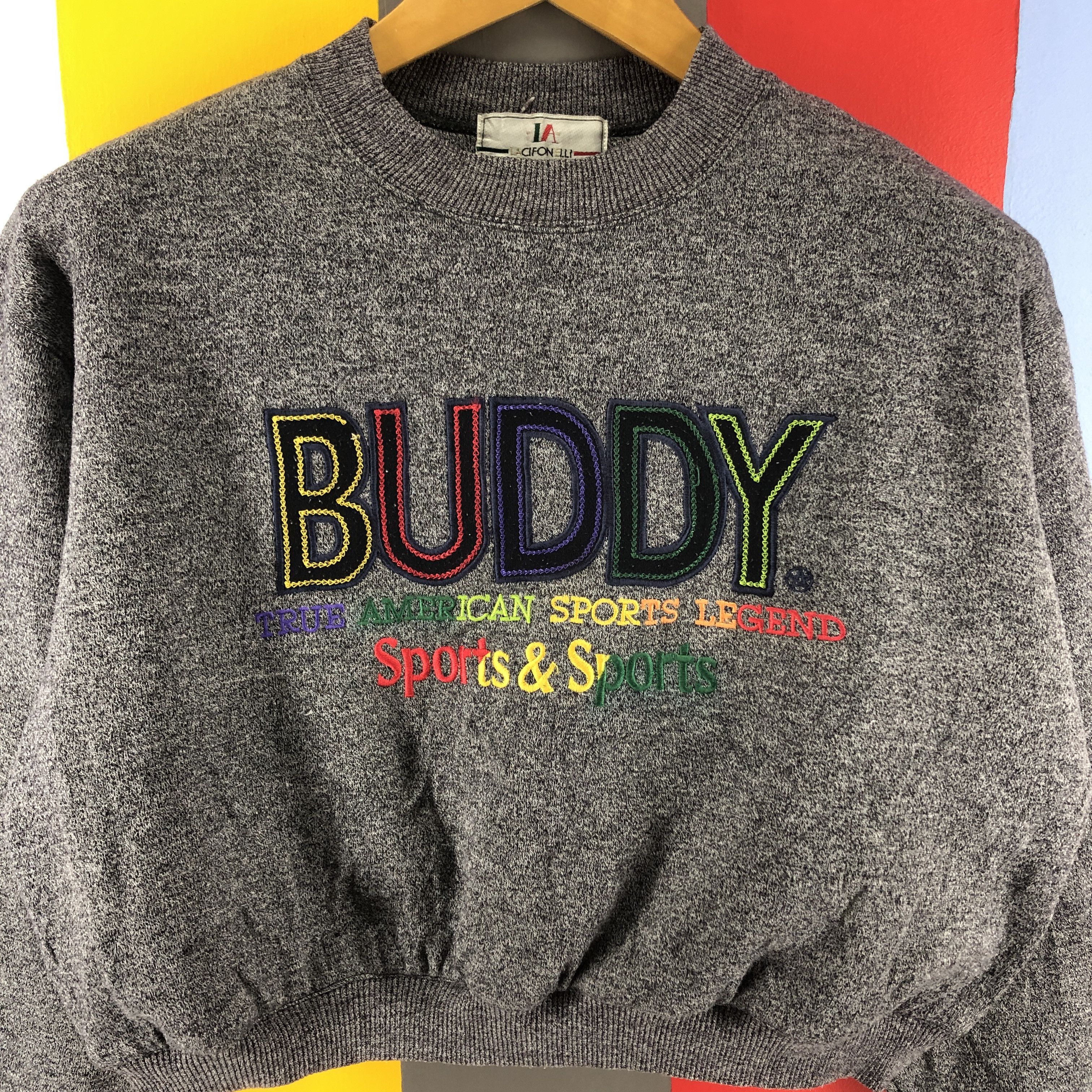 Cifonelli BUDDY SPORTS by LACIFONELLI Crop Sweatshirt #0775/U Size L / US 10 / IT 46 - 2 Thumbnail