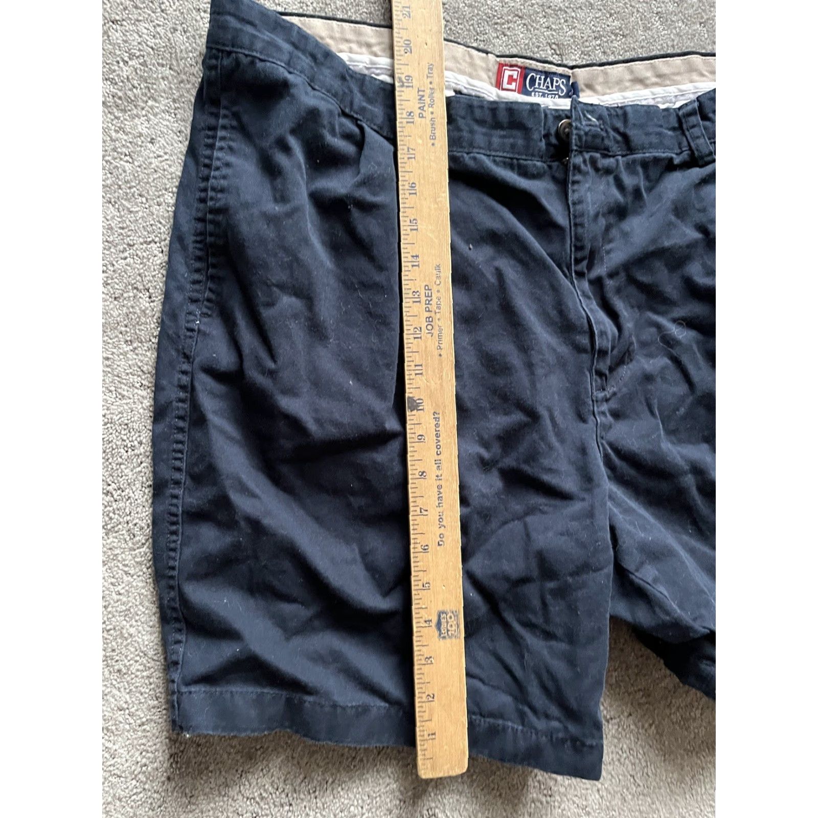 Chaps VINTAGE Chaps Men's Pleated Navy Blue Men Chino Shorts Size 40 Size US 40 / EU 56 - 5 Thumbnail