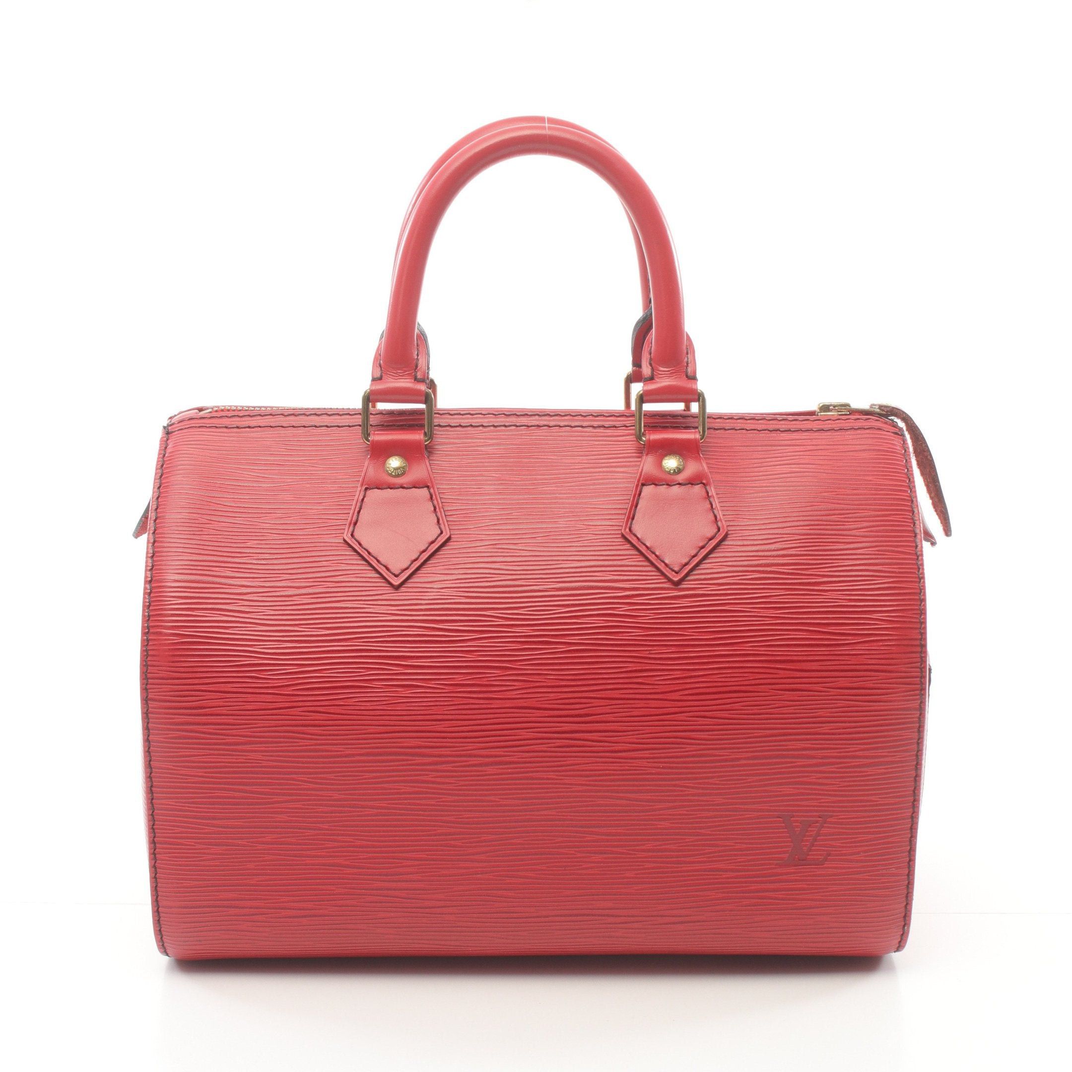 Louis Vuitton Louis Vuitton Speedy 30 Epi Castilian Red Handbag Leather Size ONE SIZE - 1 Thumbnail