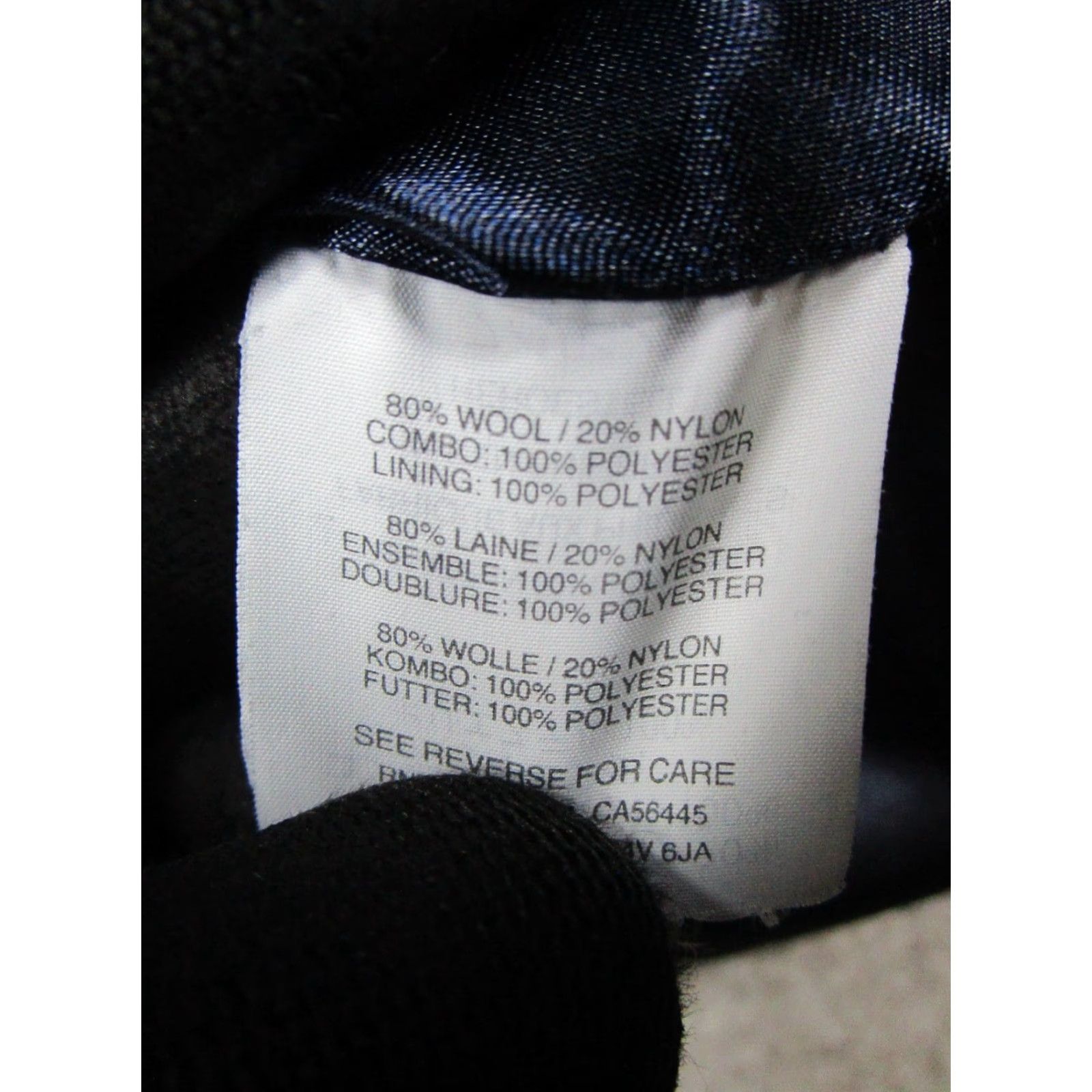 J.Crew VINTAGE J.Crew Overcoat Womens 8 Blue Wool Hooded Parka Size M / US 6-8 / IT 42-44 - 4 Thumbnail