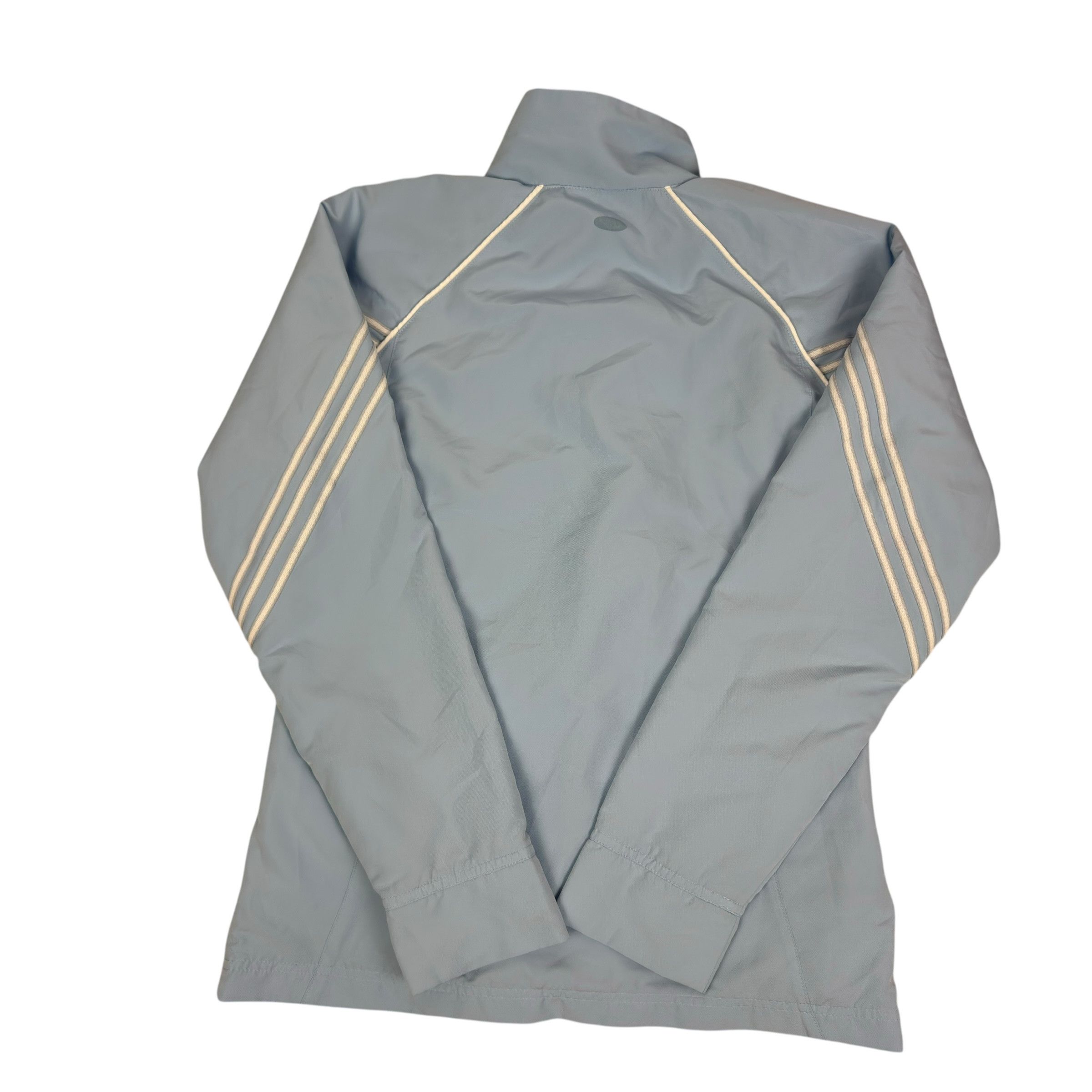Adidas Adidas Women's Blue White Mesh Full Zip Track Jacket Small Size S / US 4 / IT 40 - 7 Thumbnail