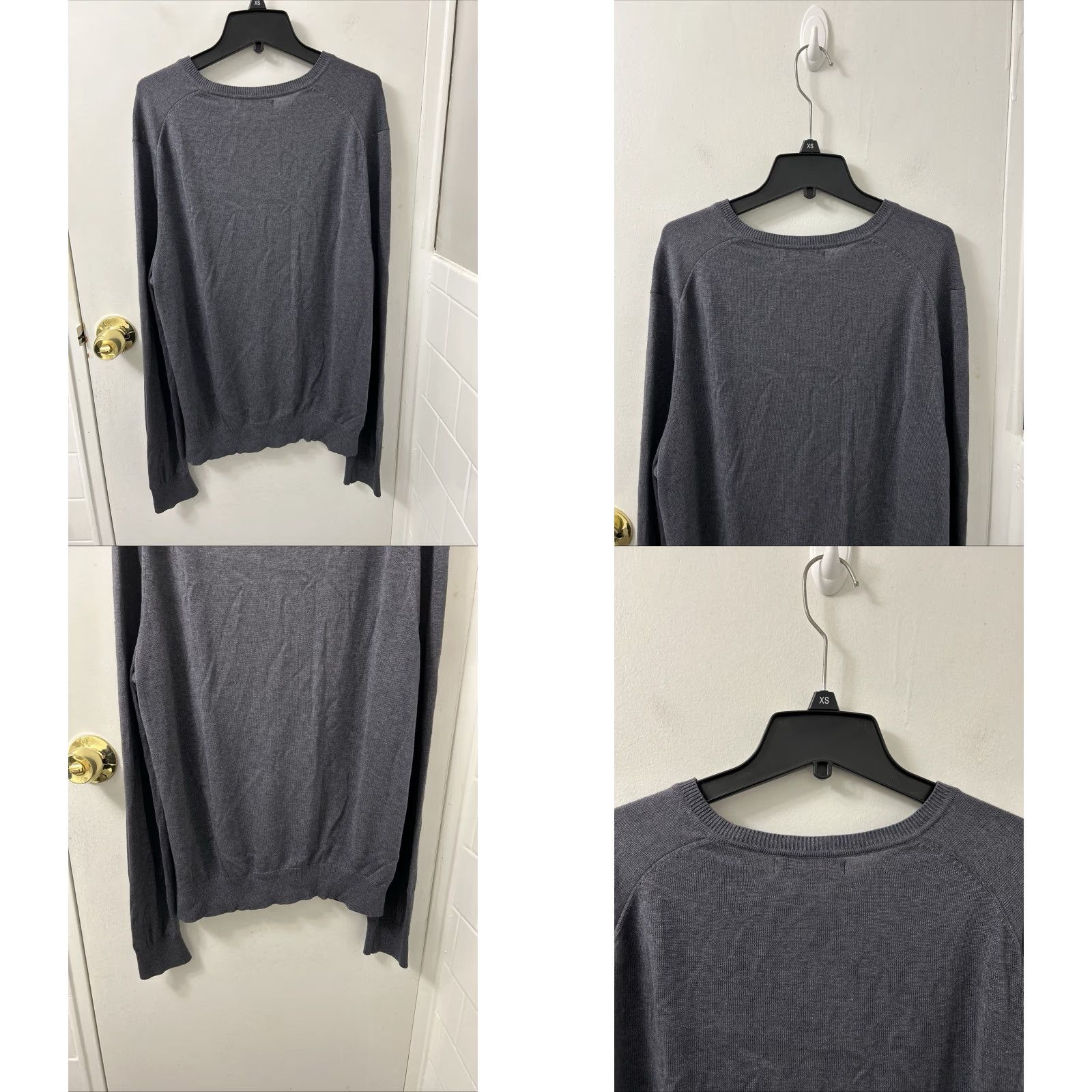 Banana Republic Banana Republic Sweater Mens Sz M Gray Silk Cashmere V Neck Pullover Sweatshirt Shirt Sweatshirt Size US M / EU 48-50 / 2 - 8 Thumbnail