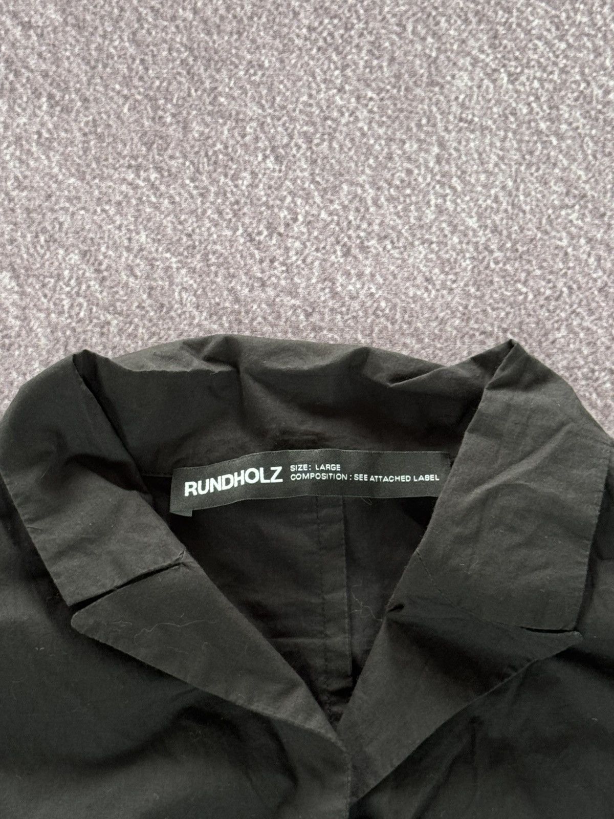 Rundholz Rundholz Avant Garde Abstract Goth Vibe Button Up Shirt Size L / US 10 / IT 46 - 7 Thumbnail