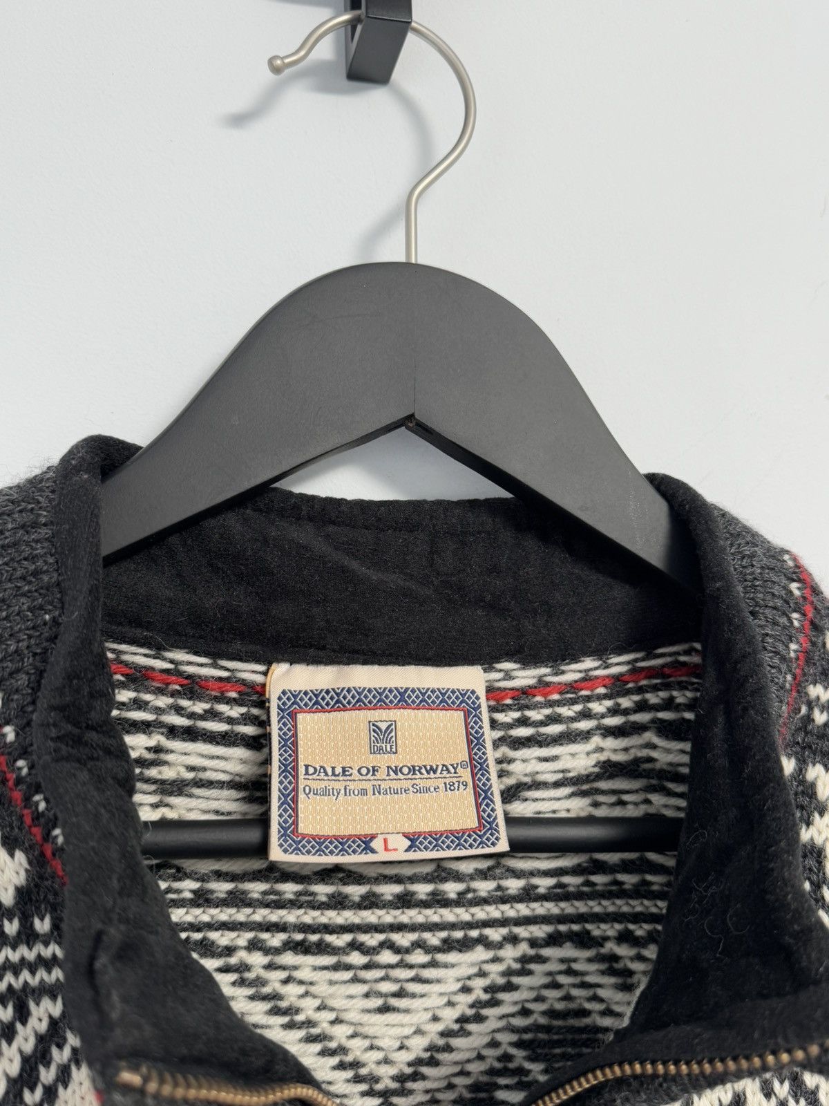 Dale Of Norway × Vintage Vintage Dale Of Norway Knit Zip Scandinavian Sweater Size US L / EU 52-54 / 3 - 10 Thumbnail