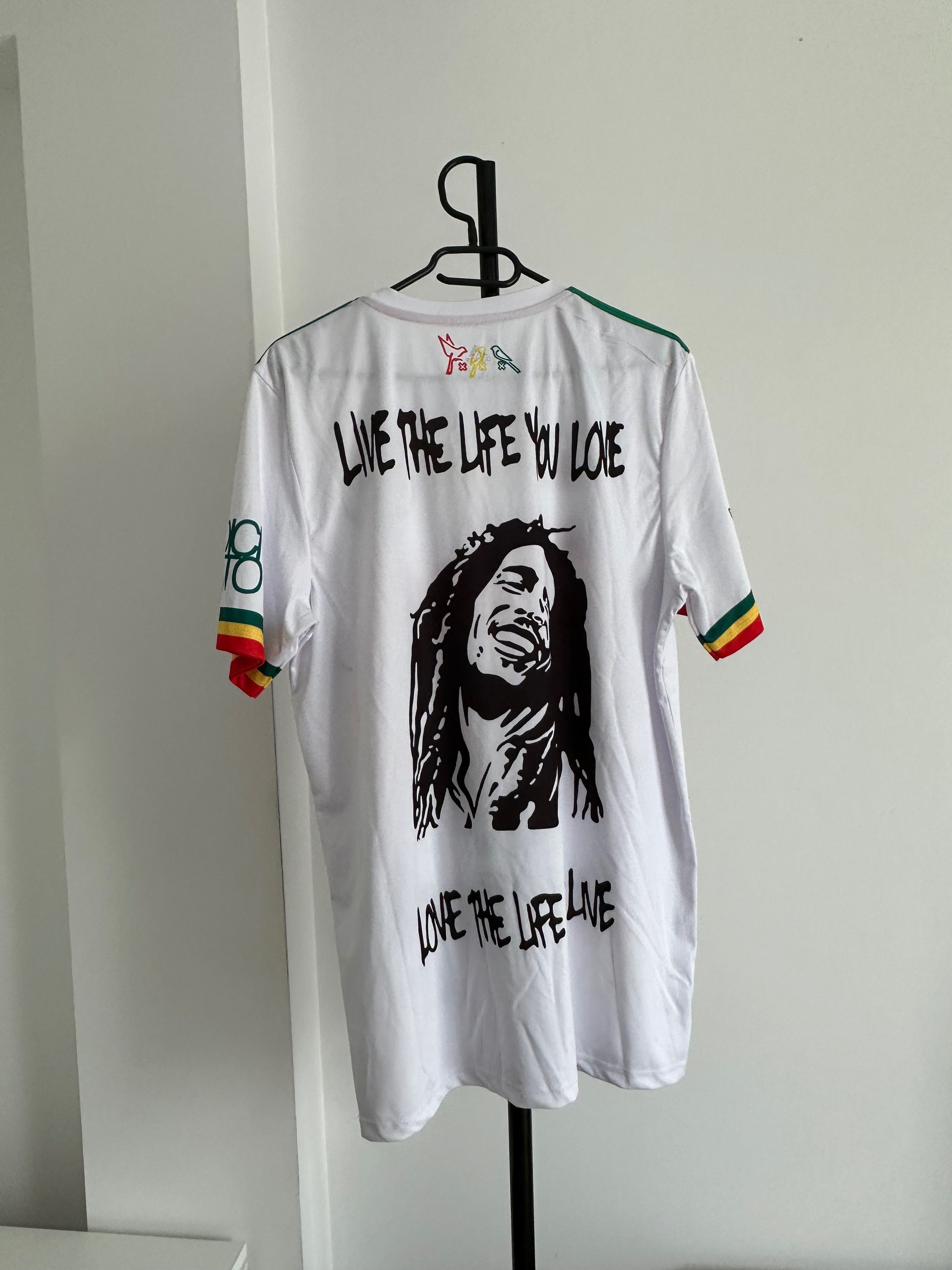 Bob Marley REPLICA Ajax Bob Marley Soccer Football Shirt jersey Size US L / EU 52-54 / 3 - 6 Thumbnail
