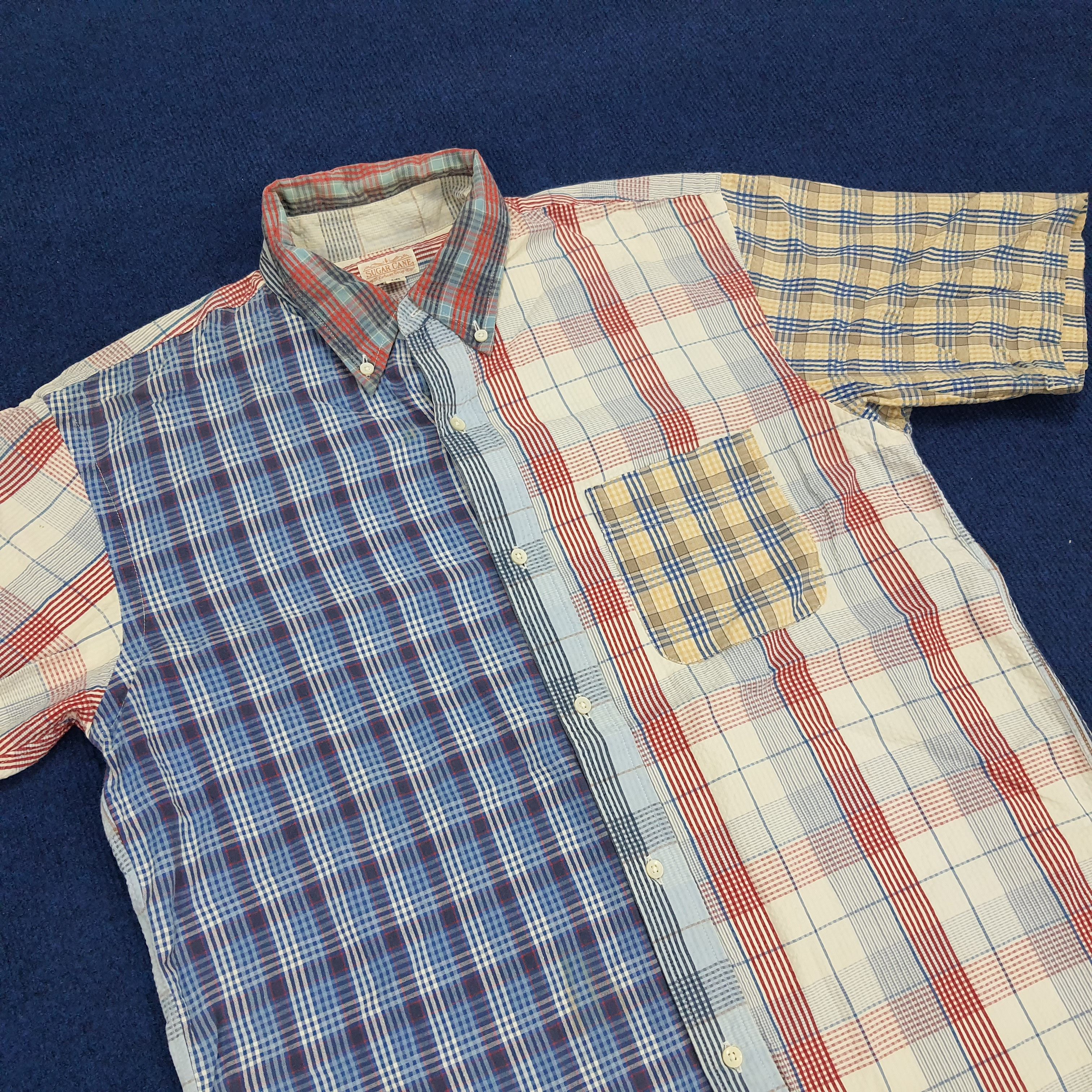 Sugar Cane × Vintage Vintage Sugar Cane Multi Pattern Shirt Size US M / EU 48-50 / 2 - 2 Thumbnail