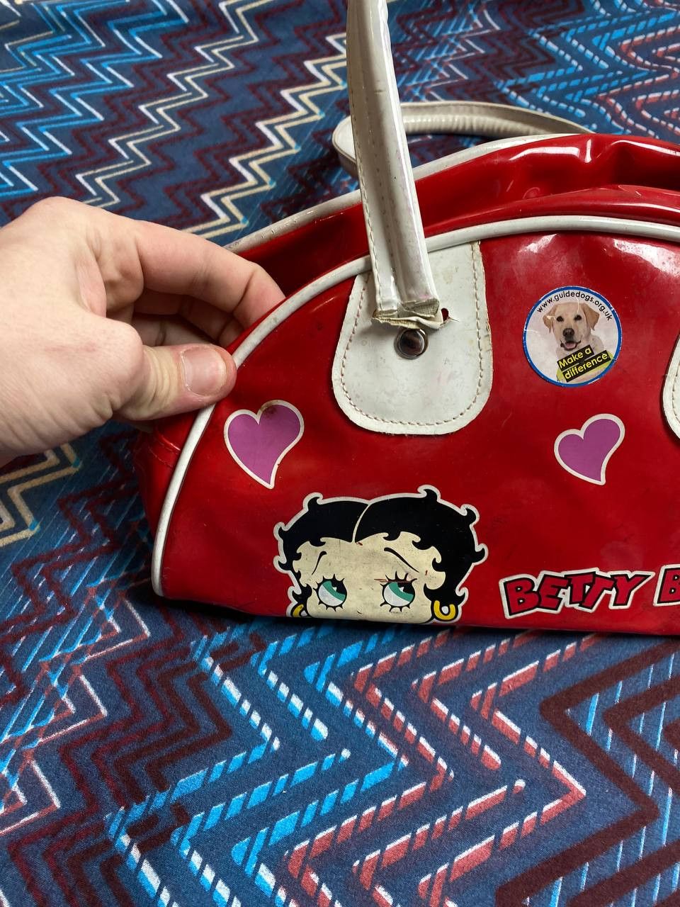 Cartoon Network mini Bags red Cartoon Network Betty Boop Vintage Streetwear Size ONE SIZE - 2 Thumbnail