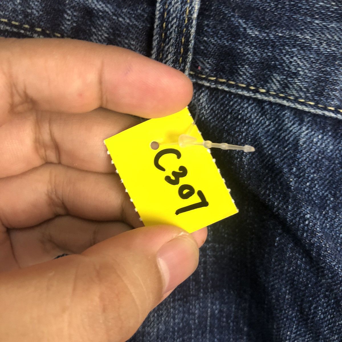 Levi's DL Levis Blue Distressed Denim Pants #C307 Size US 32 / EU 48 - 11 Thumbnail