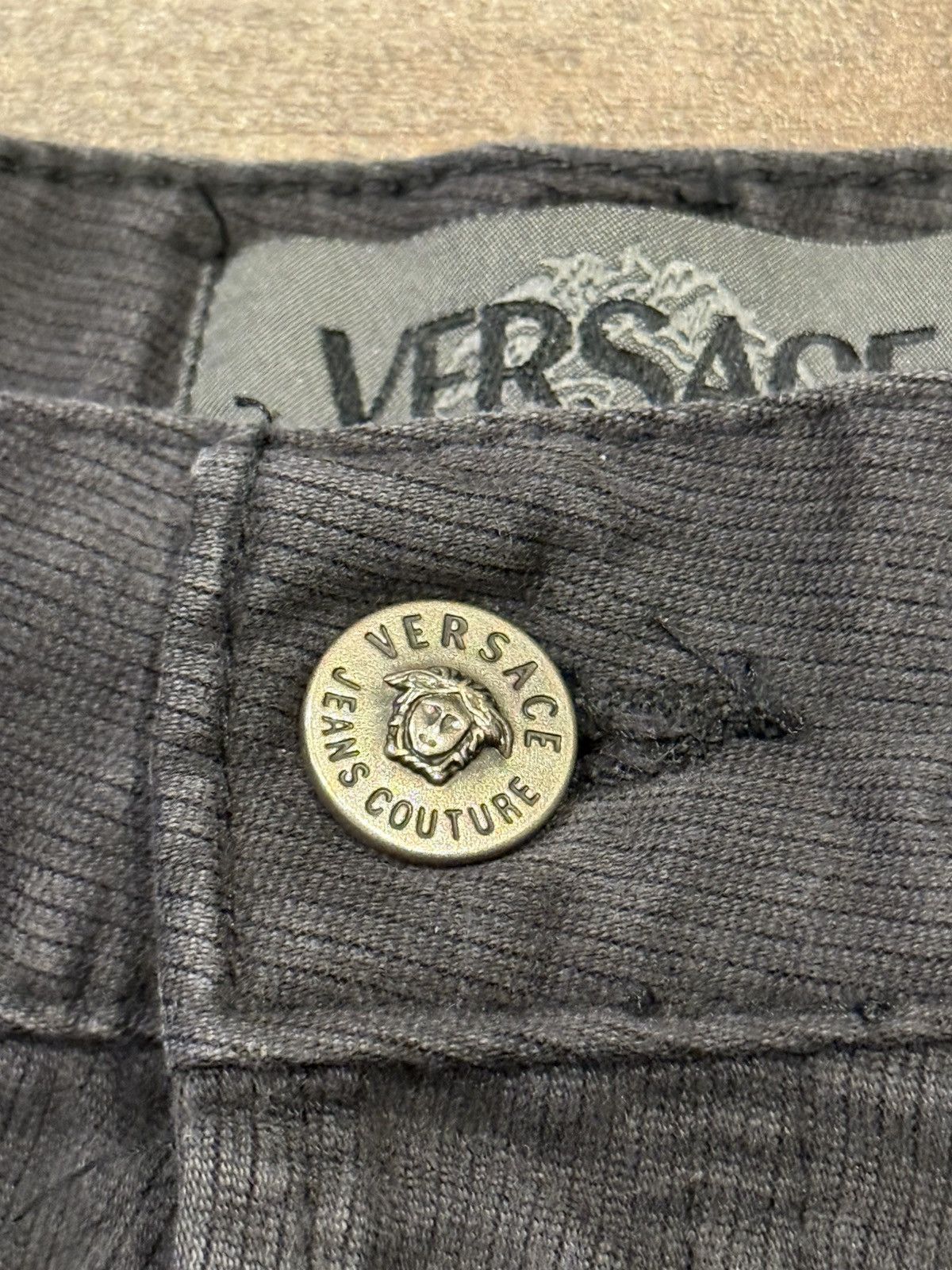 Versace Jeans Couture Straight Micro-Corduroy Pants Size US 33 - 5 Thumbnail