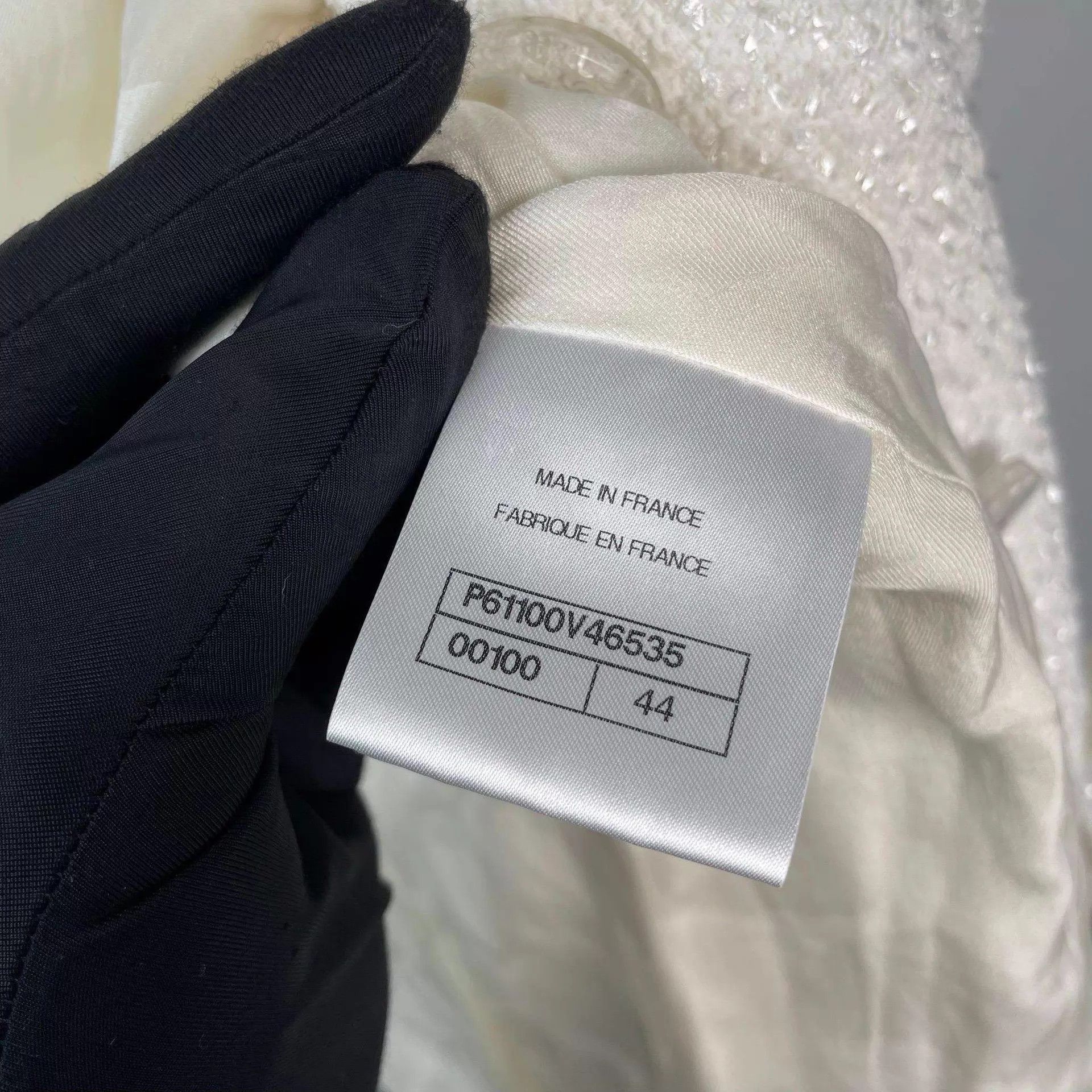 Chanel Chanel 19SS White Collar Tweed Jacket 44 Size L / US 10 / IT 46 - 9 Thumbnail