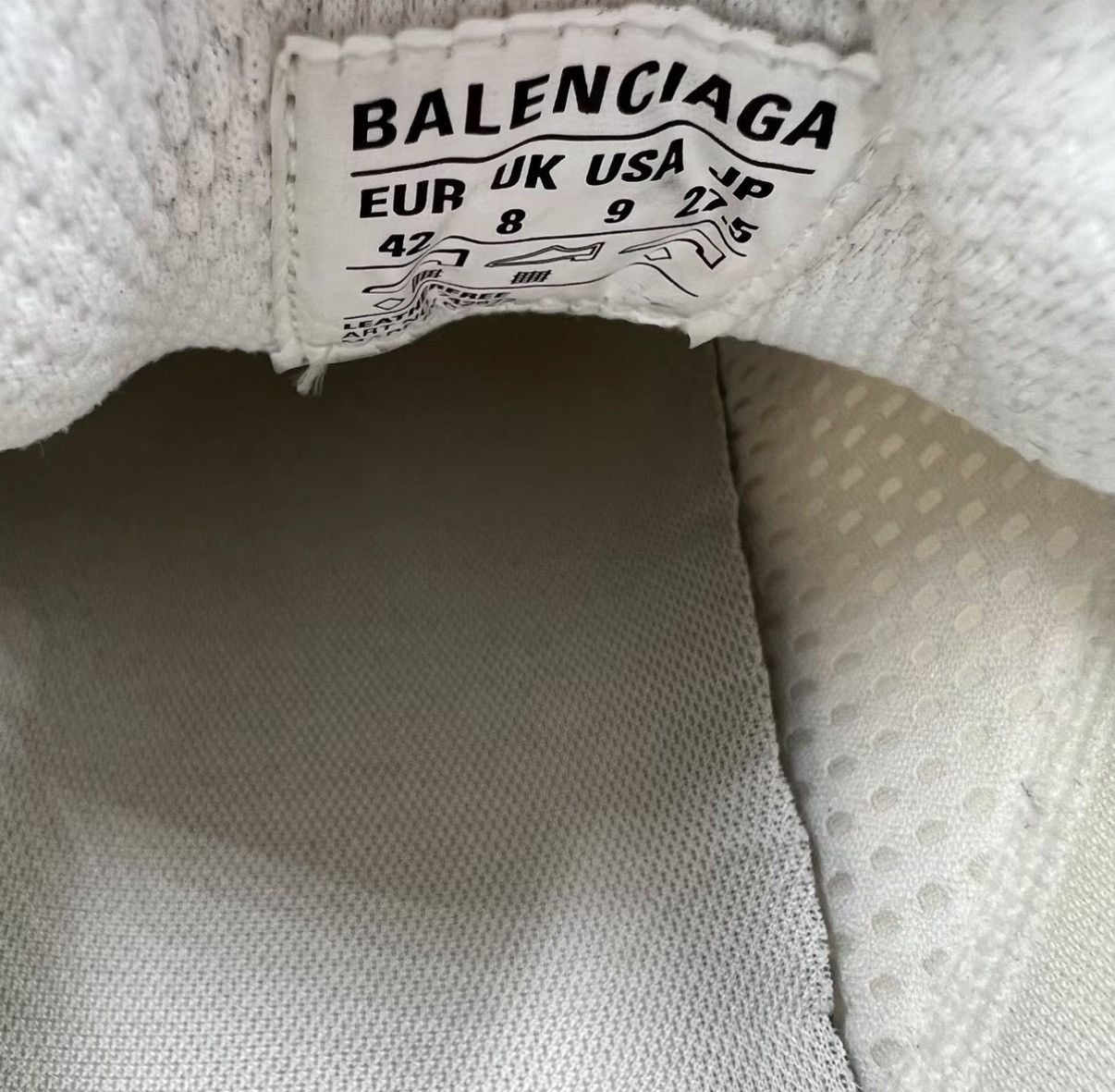 Balenciaga Balenciaga 3XL Silver White Mule Slides J41 Size US 8.5 / EU 41-42 - 6 Thumbnail
