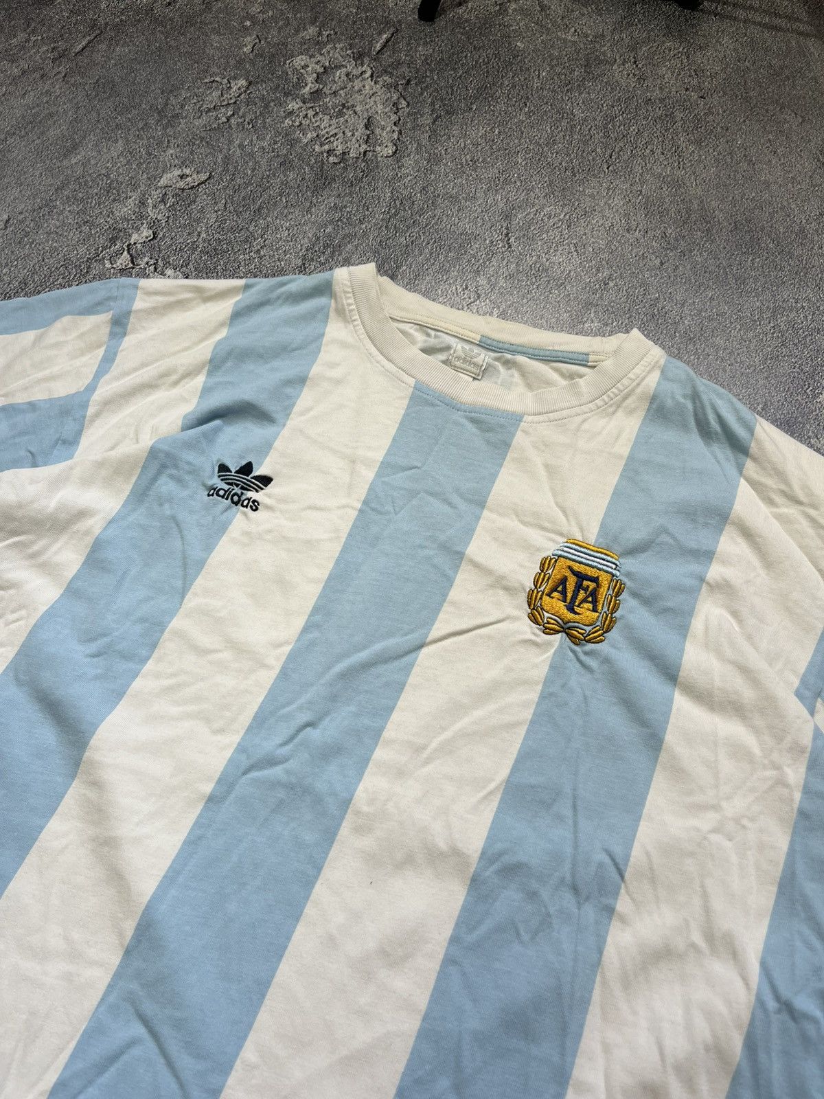 Vintage Vintage 2005 Mens ADIDAS ORIGINALS Argentina Team FIFA World Size US XL / EU 56 / 4 - 2 Thumbnail