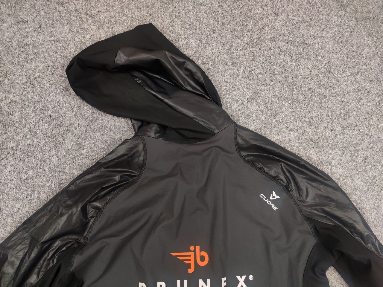 Rapha Cuore Cycling Rain Tail Black Hooded Women’s Jacket racing Size XL / US 12-14 / IT 48-50 - 11 Thumbnail