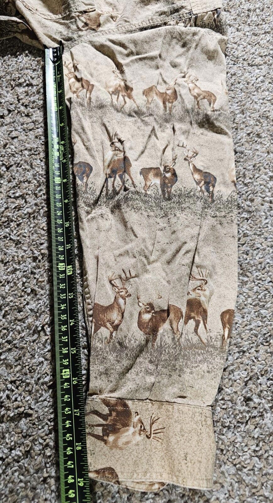 Designer Bluff Creek Outfitters Shirt Mens Large Bucks In Rows Size US L / EU 52-54 / 3 - 8 Thumbnail