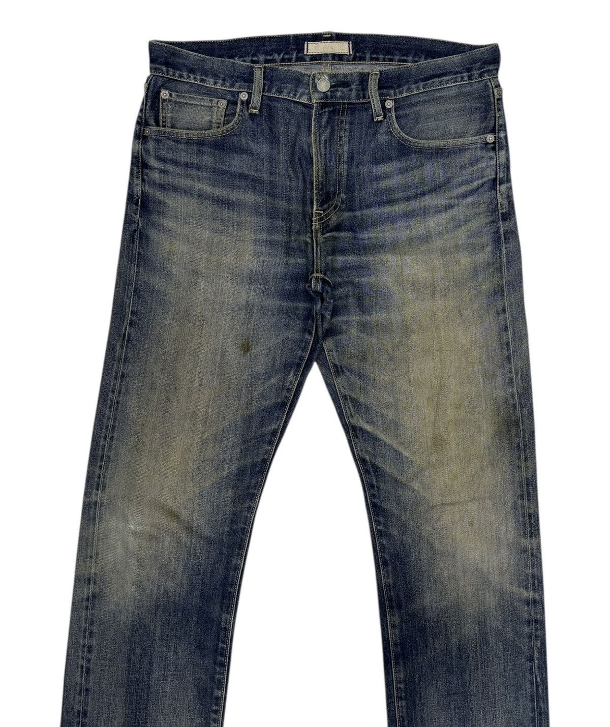 Japanese Brand × Undercover × Uniqlo VINTAGE MUD RUSTY SELVEDGE JEANS UNIQLO UNDERCOVER STYLE Size US 34 / EU 50 - 2 Thumbnail
