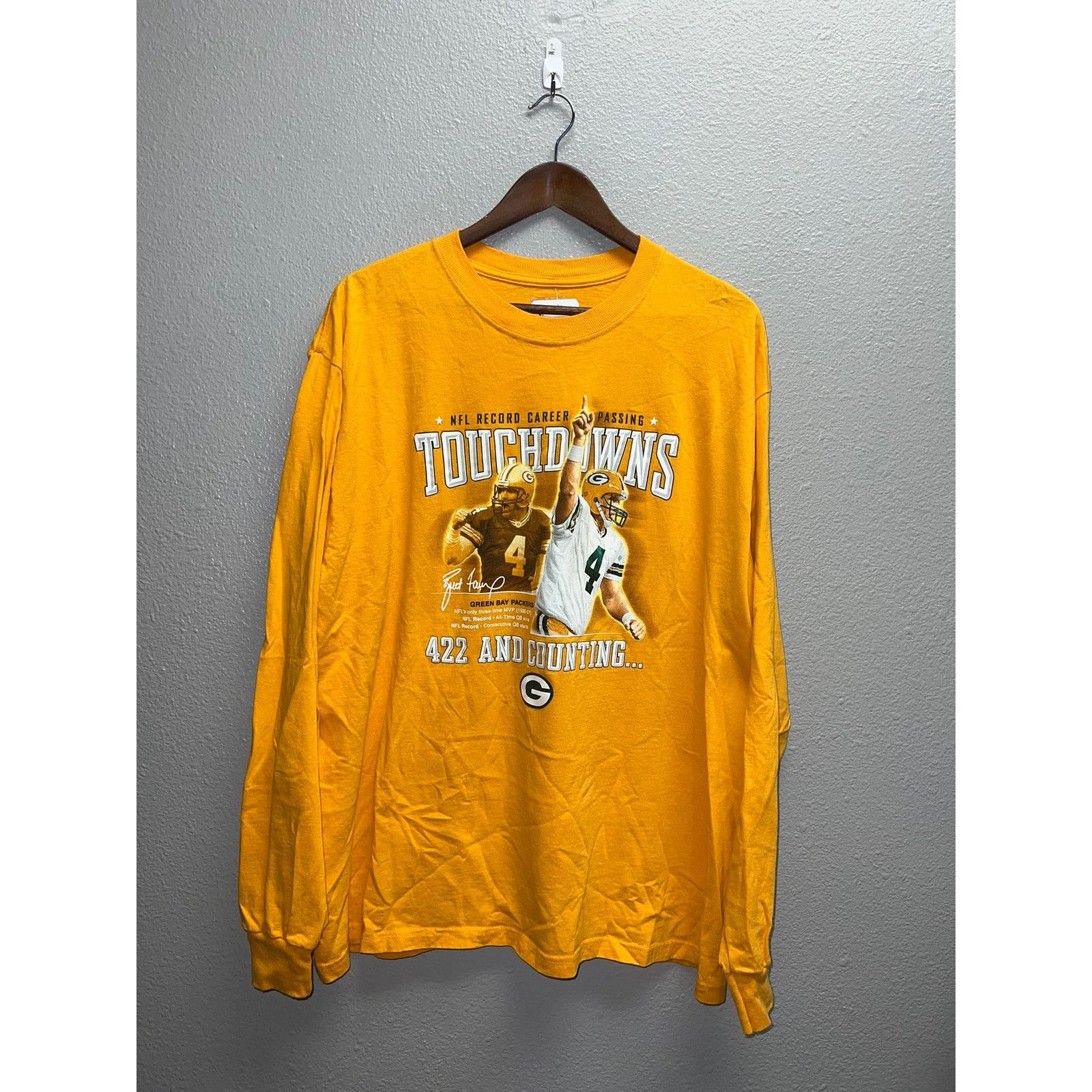 Reebok Vintage Brett Favre Long Sleeve Shirt NFL QB Reebok XL Size US XL / EU 56 / 4 - 1 Thumbnail