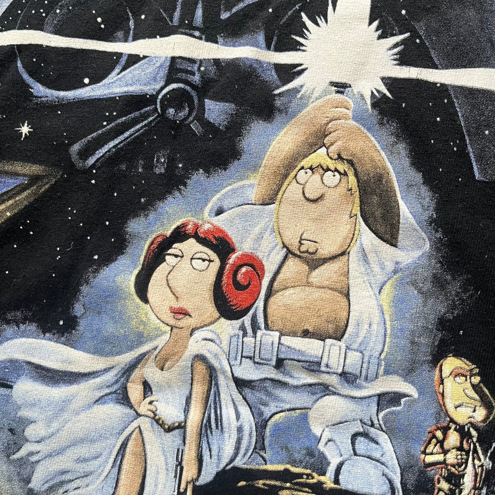 Star Wars Family Guy Star Wars Blue Harvest 2007 Tee Size US L / EU 52-54 / 3 - 3 Thumbnail