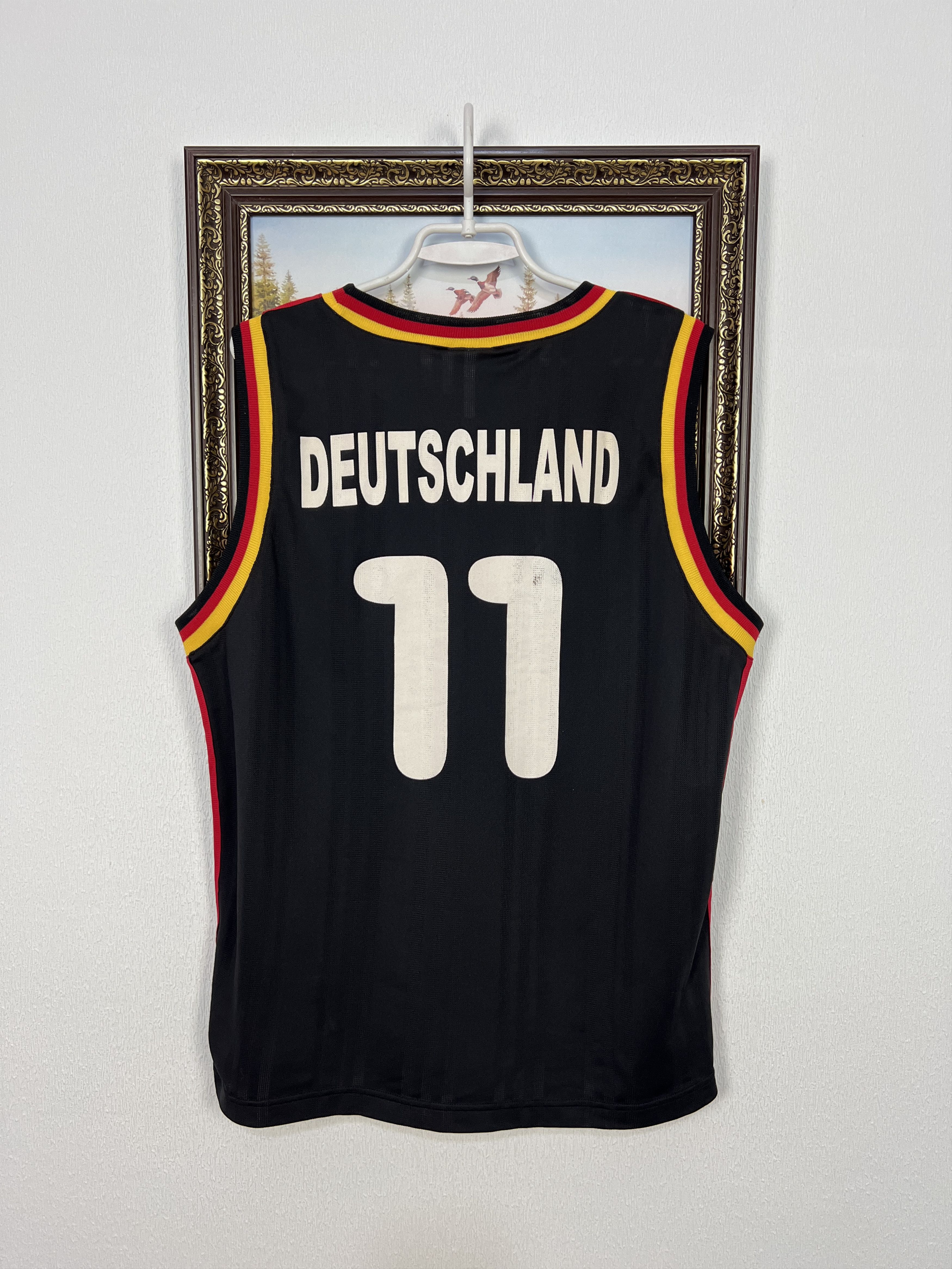 Adidas Vintage 90's Adidas FIBA Germany Basketball Jersey Size US XL / EU 56 / 4 - 11 Thumbnail