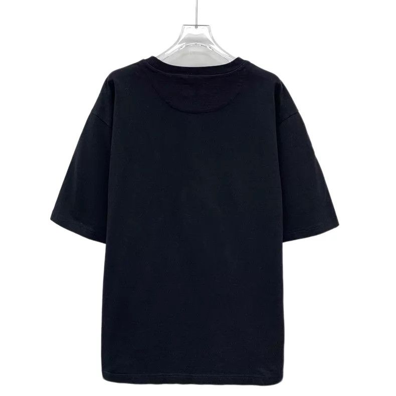 Prada Prada Black logo letter round-neck short-sleeved T-shirt Size US L / EU 52-54 / 3 - 2 Thumbnail