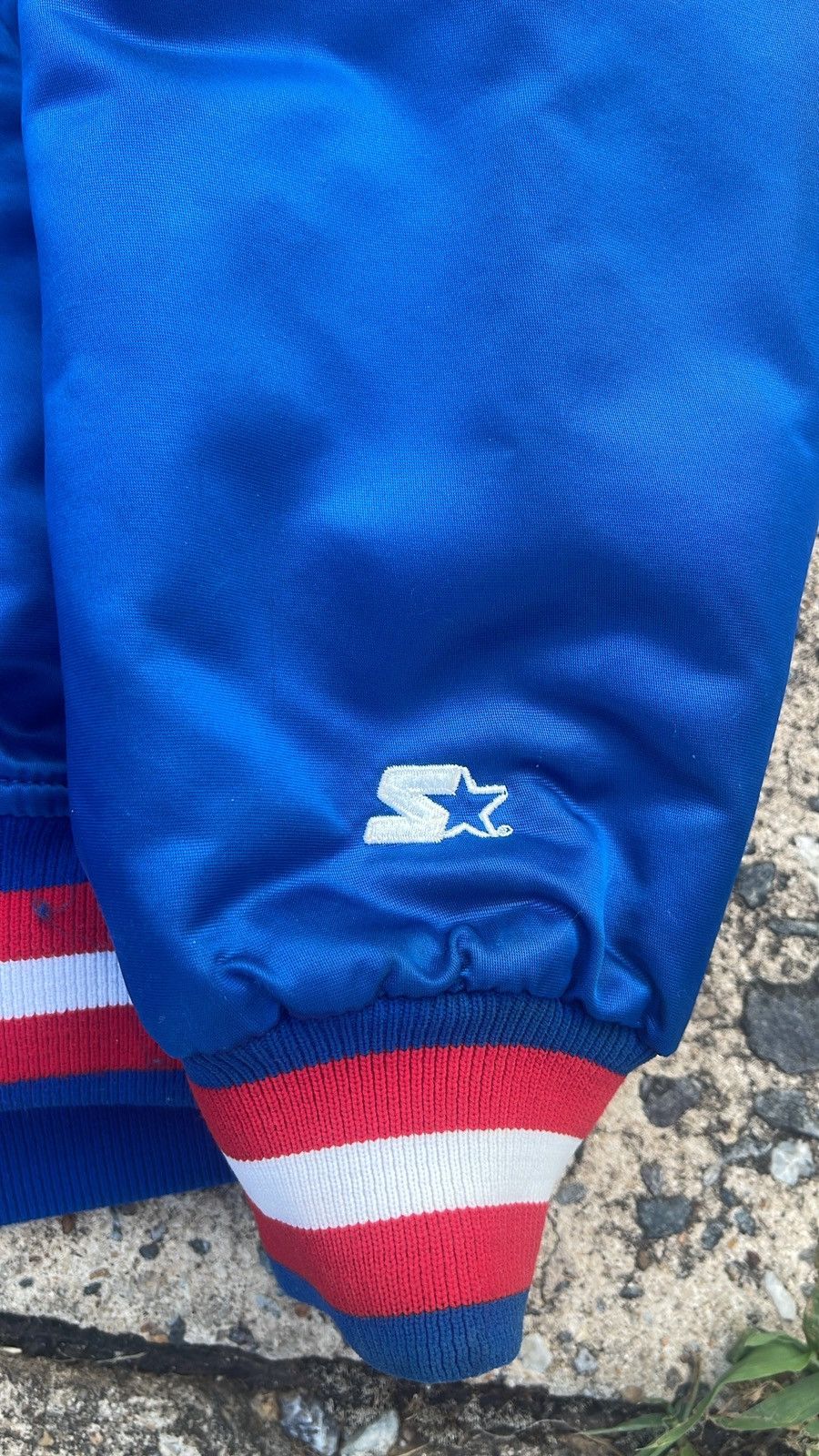 Starter 90’s Texas Rangers Starter Satin Jacket Size US L / EU 52-54 / 3 - 3 Thumbnail