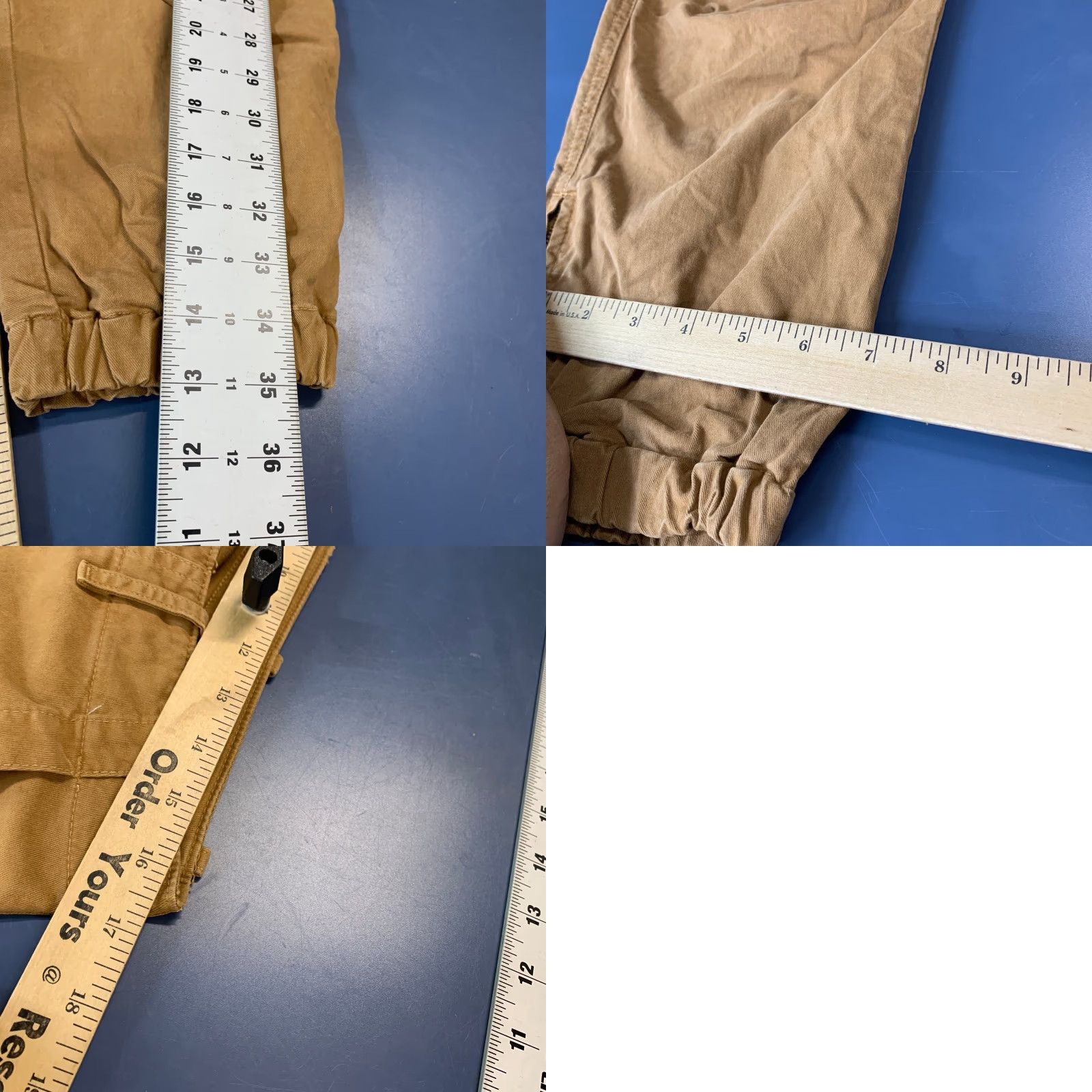 Nili Lotan Nili Lotan French Military Jogger Pants Womens Size 8 Brown Cropped 32x25.5 Twill Cotton Casual Womens Pants Cropped 32x25.5 - Vintage No Size 30" / US 8 / IT 44 - 9 Thumbnail