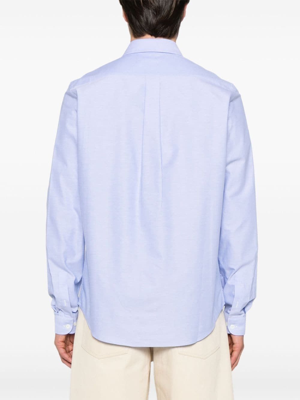Marni o1w1db11125 Logo-Patch Shirt in Light Blue Size US S / EU 44-46 / 1 - 3 Thumbnail