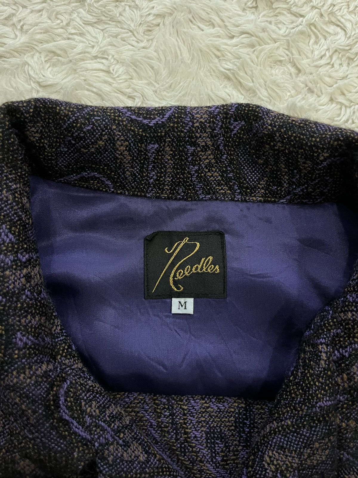 Needles needles classic shirt wool paisley JQ Size US M / EU 48-50 / 2 - 5 Thumbnail