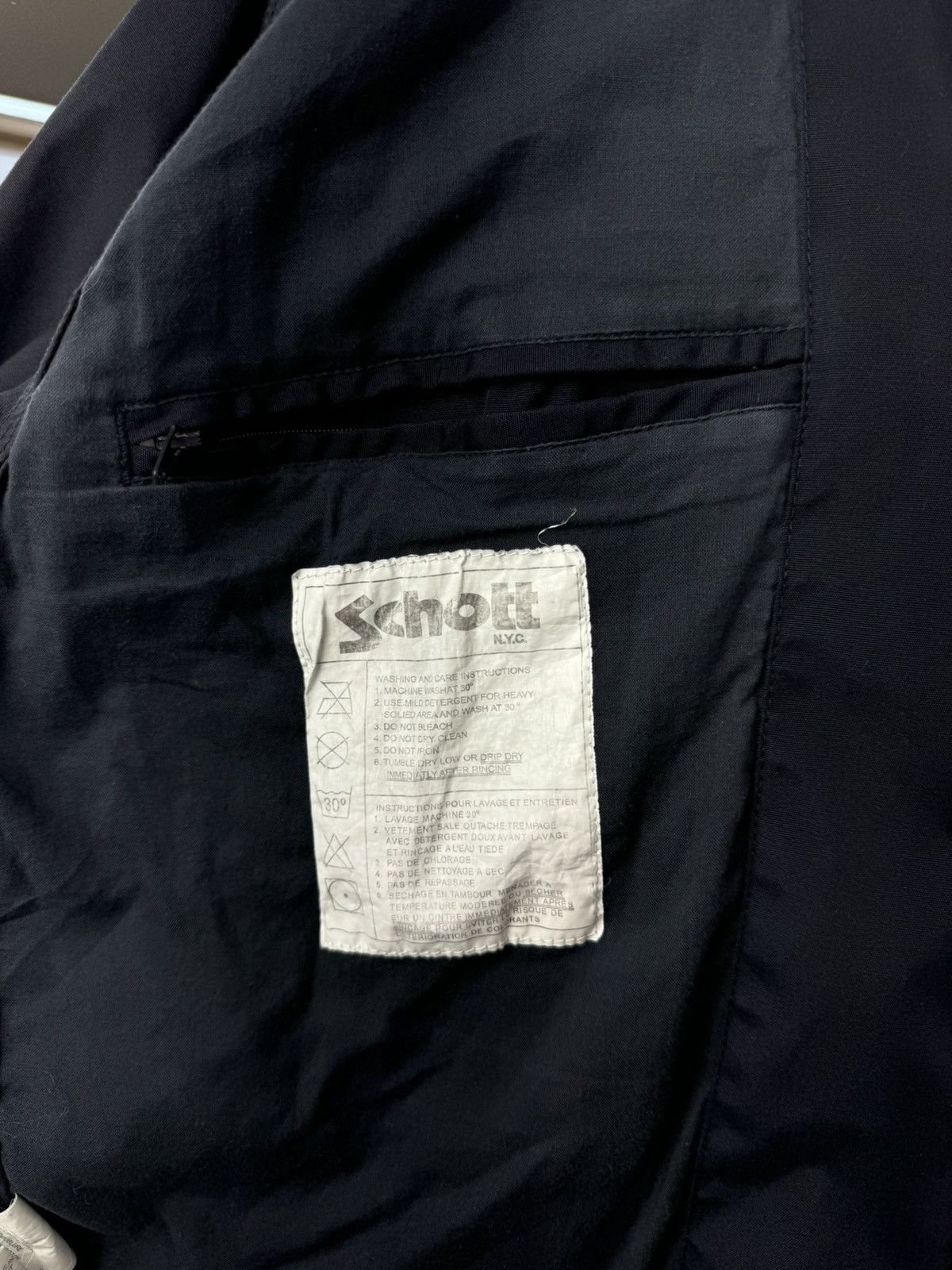 Schott × Vintage Men’s Vintage Schott NYC Bomber Jacket size M Size US M / EU 48-50 / 2 - 9 Thumbnail