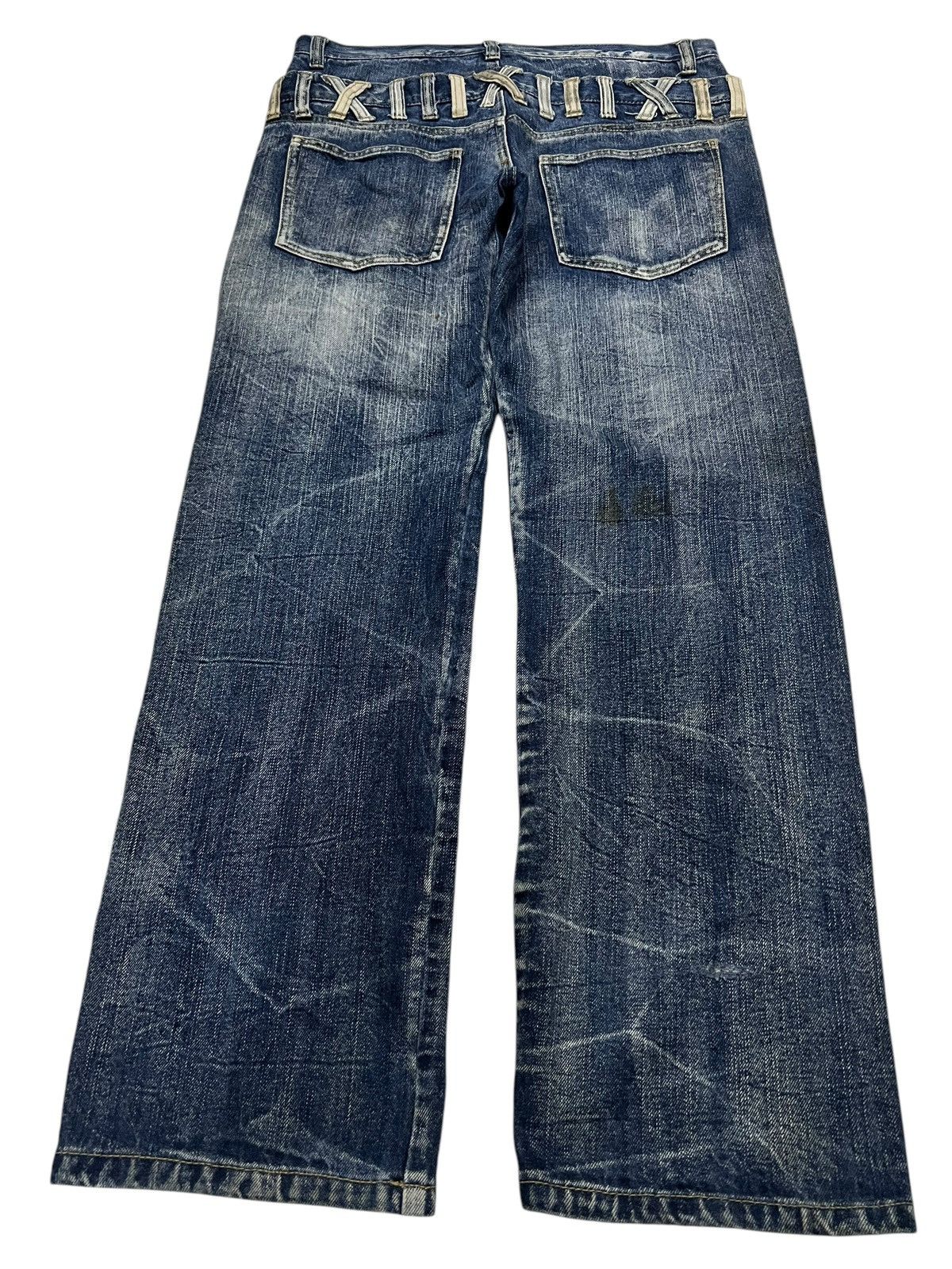 If Six Was Nine × Japanese Brand 💥Double Waist💥Vintage Japanese Brand Unbrand Claw Jean Japan Size US 34 / EU 50 - 2 Thumbnail