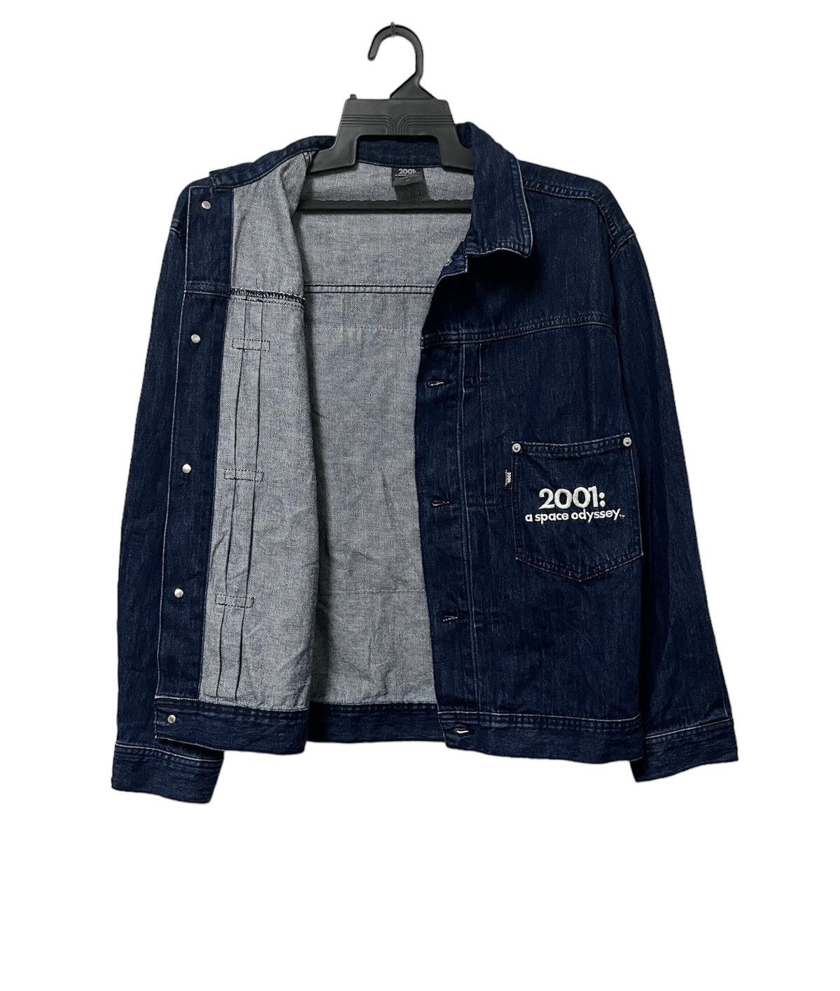 Other 🔥2001 : A Space Odyssey Movie Denim Trucker Jacket Size US L / EU 52-54 / 3 - 3 Thumbnail