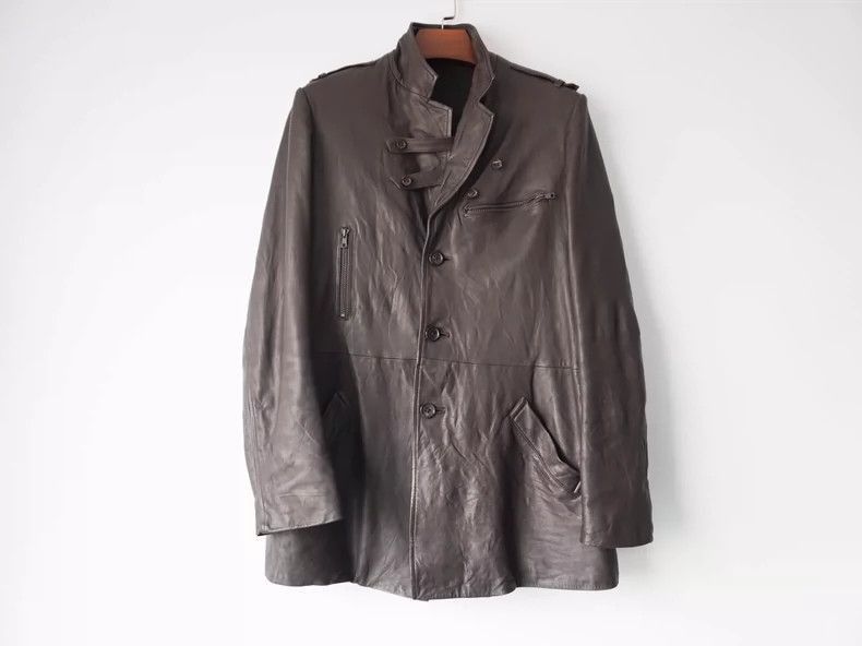 Yohji Yamamoto YohjiYamamoto 2006AW Leather jacket-2505 Size US M / EU 48-50 / 2 - 2 Thumbnail