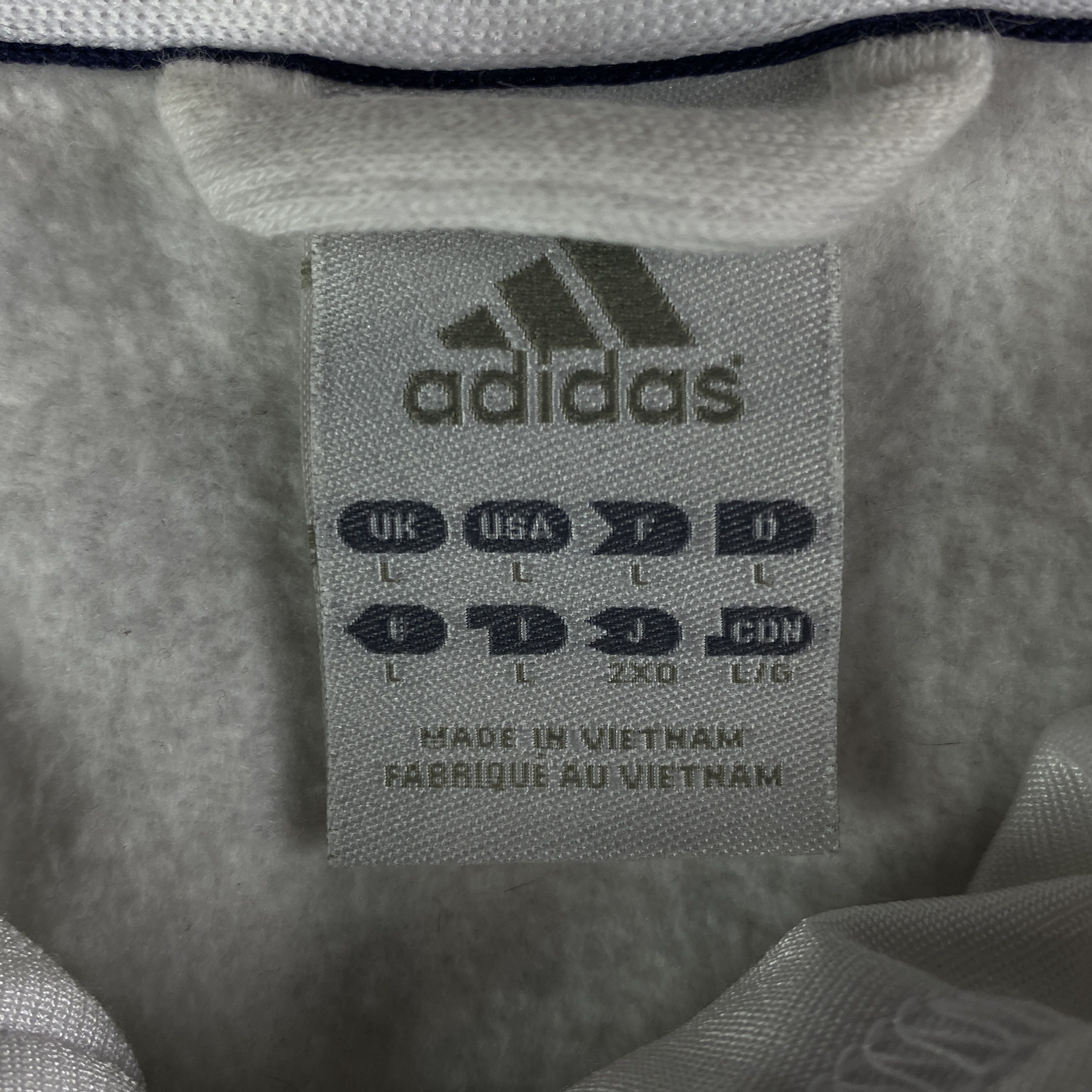 Adidas Mens Hoodies Full Zip Real Madrid Adidas Size L Size US L / EU 52-54 / 3 - 7 Thumbnail