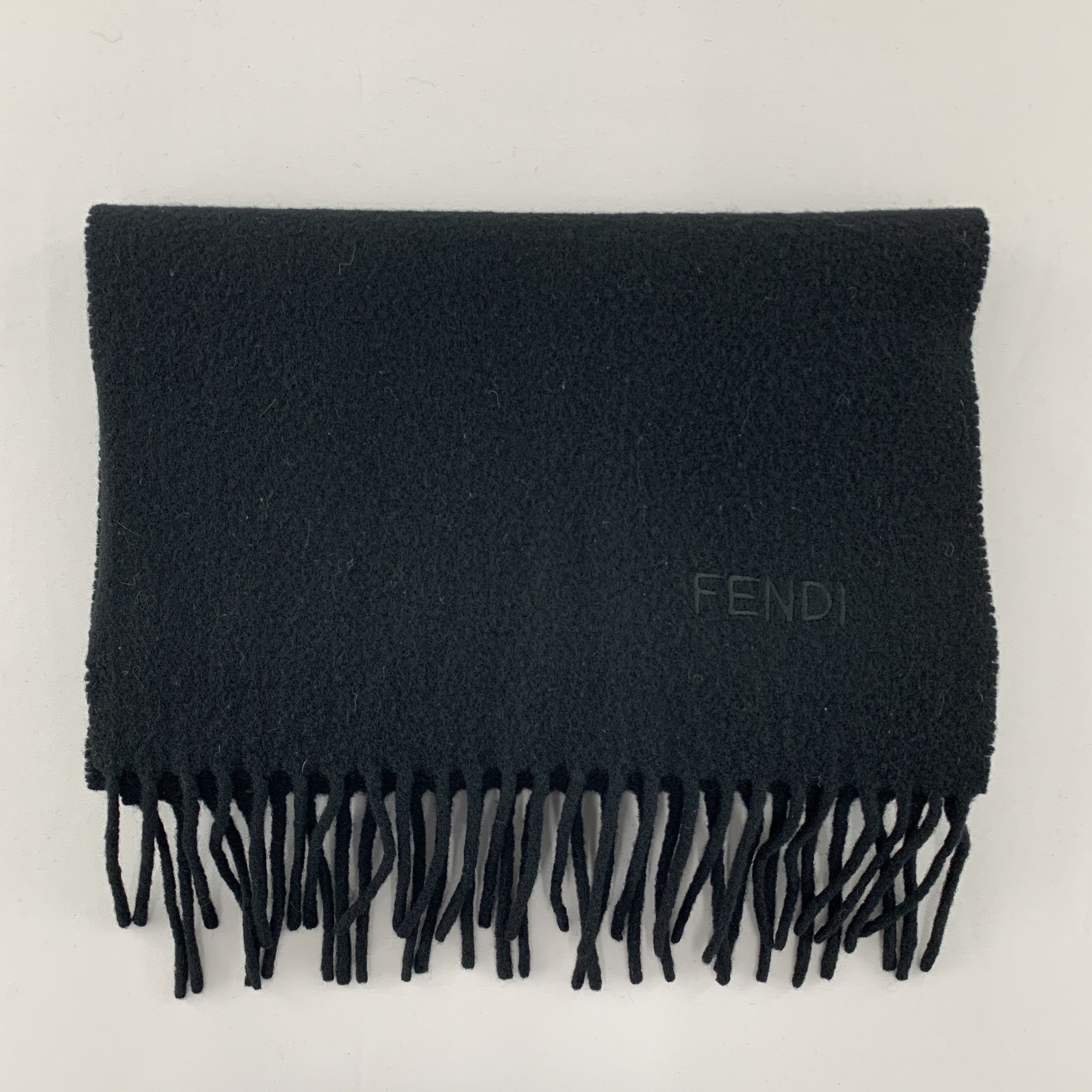 Fendi Fendi Scarf Wool Muffler Neck Wrap BL5124 Size ONE SIZE - 3 Thumbnail