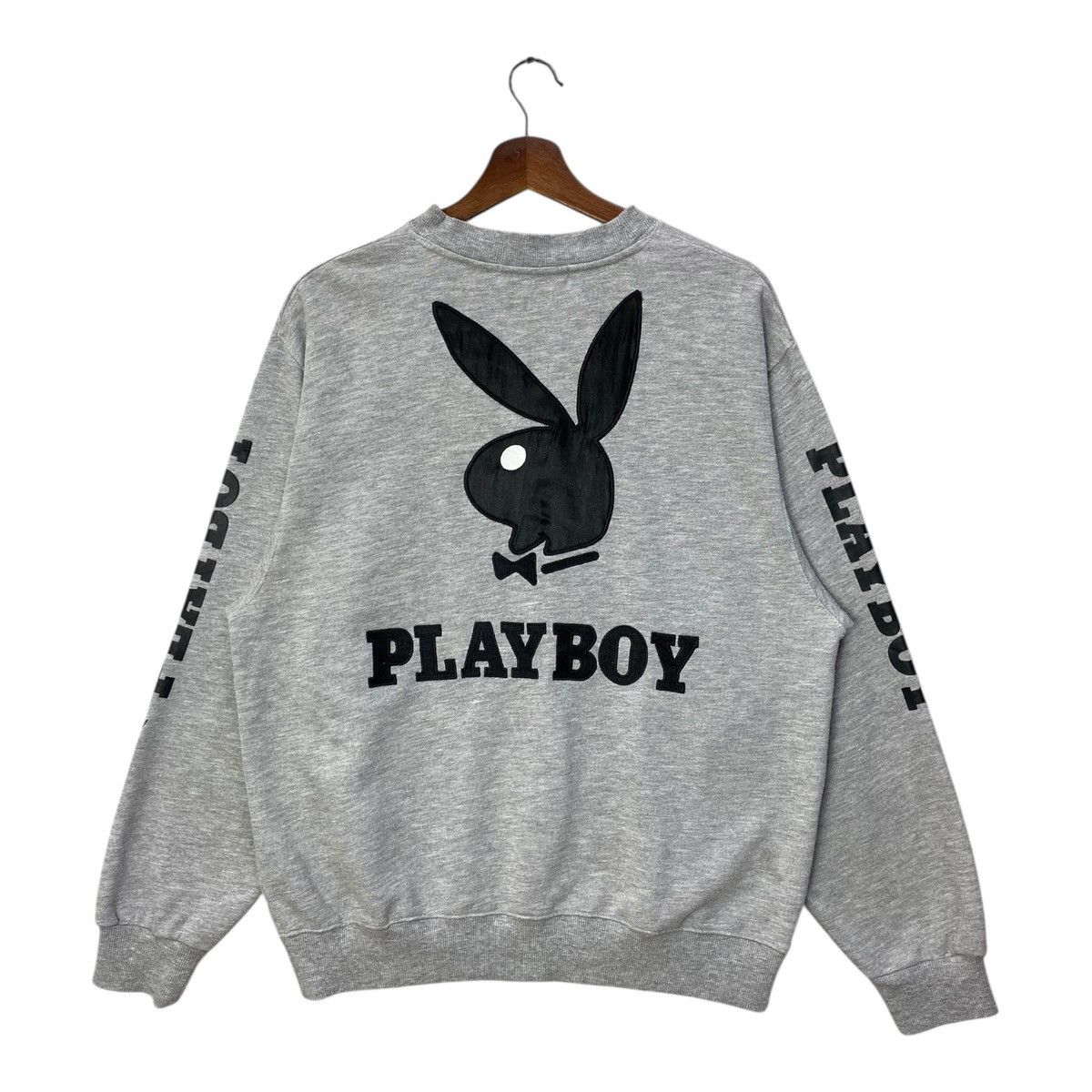 Playboy Vintage Playboy Sweatshirt Big Logo Spellout Crewneck SizeXL Size US XL / EU 56 / 4 - 1 Thumbnail