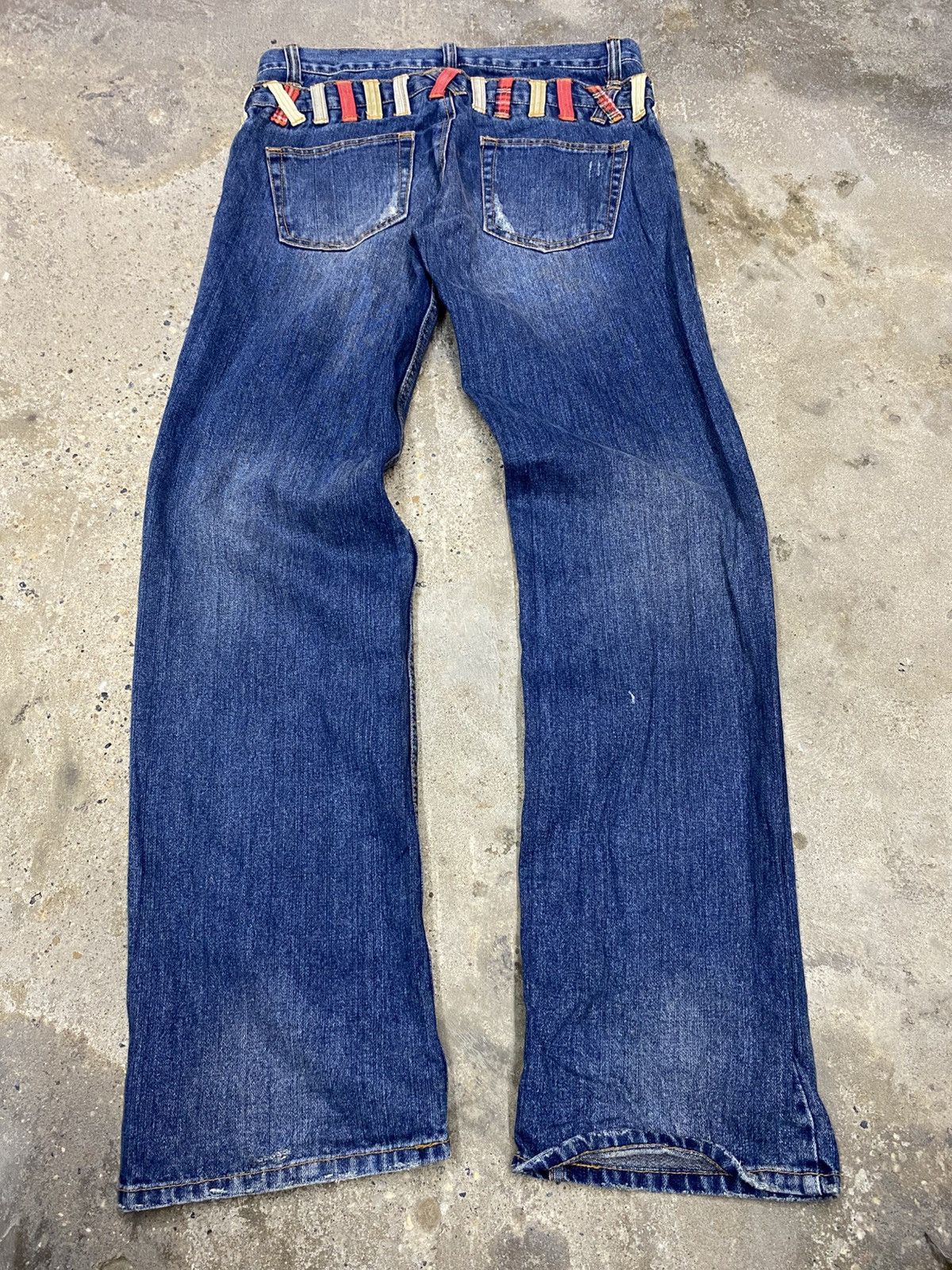 Japanese Brand Nylaus jeans pant double waist Size US 34 / EU 50 - 6 Thumbnail