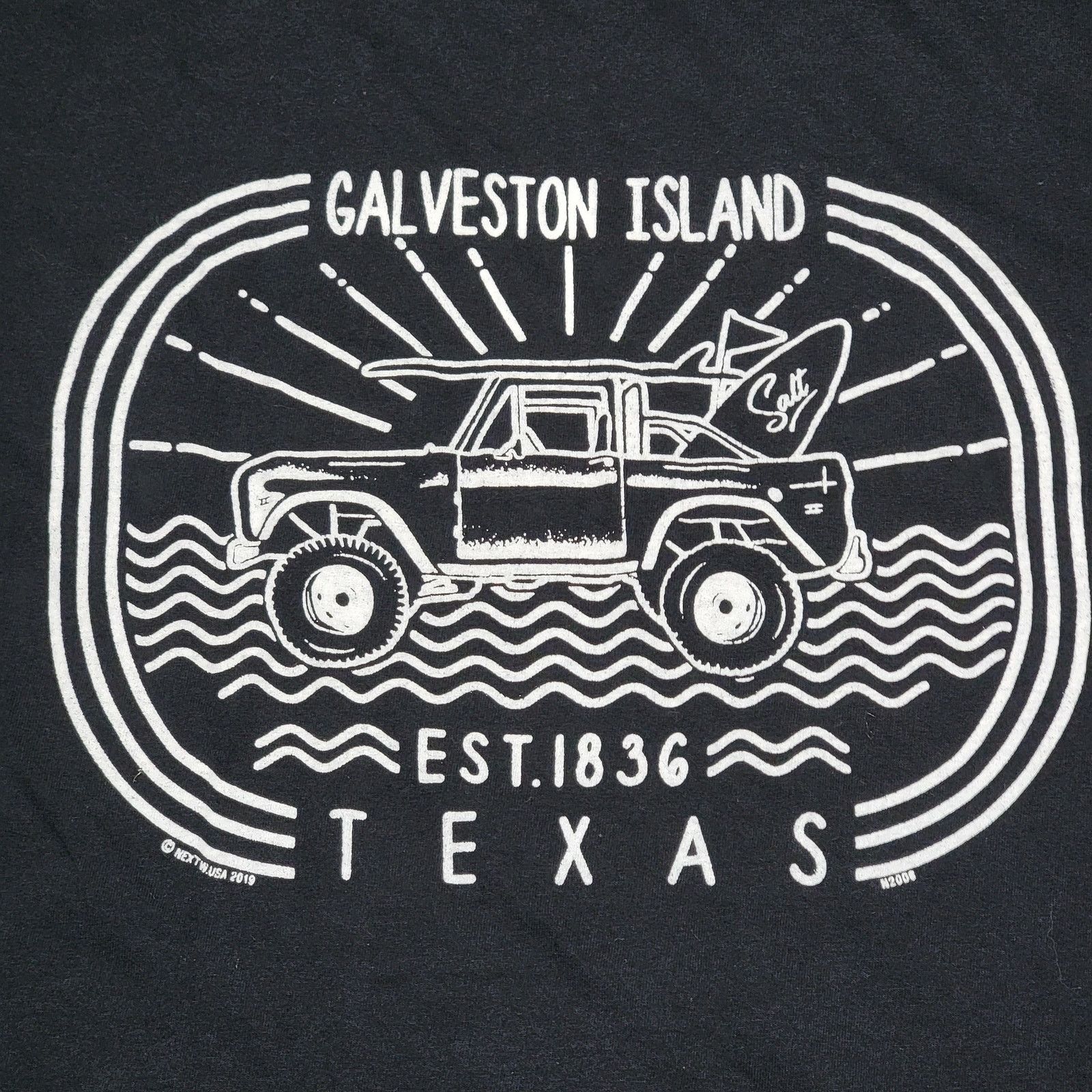 Other Galveston Island Jeep Surf Board Unisex Tee - Size Large Size US L / EU 52-54 / 3 - 2 Thumbnail