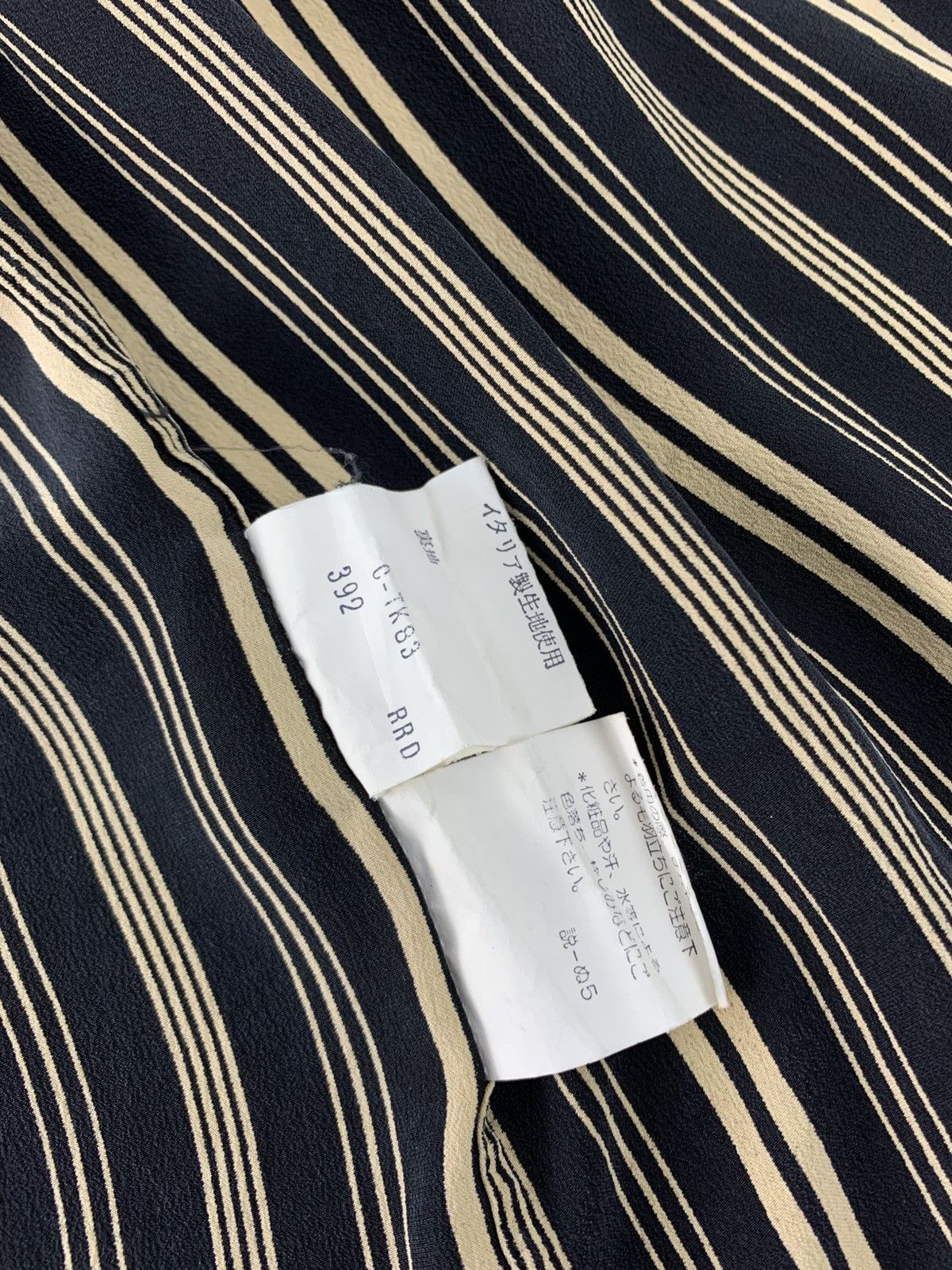 Yves Saint Laurent Yves Saint Lauren Chemisier Striped Blouse Button Up Shirt Size M / US 6-8 / IT 42-44 - 9 Thumbnail