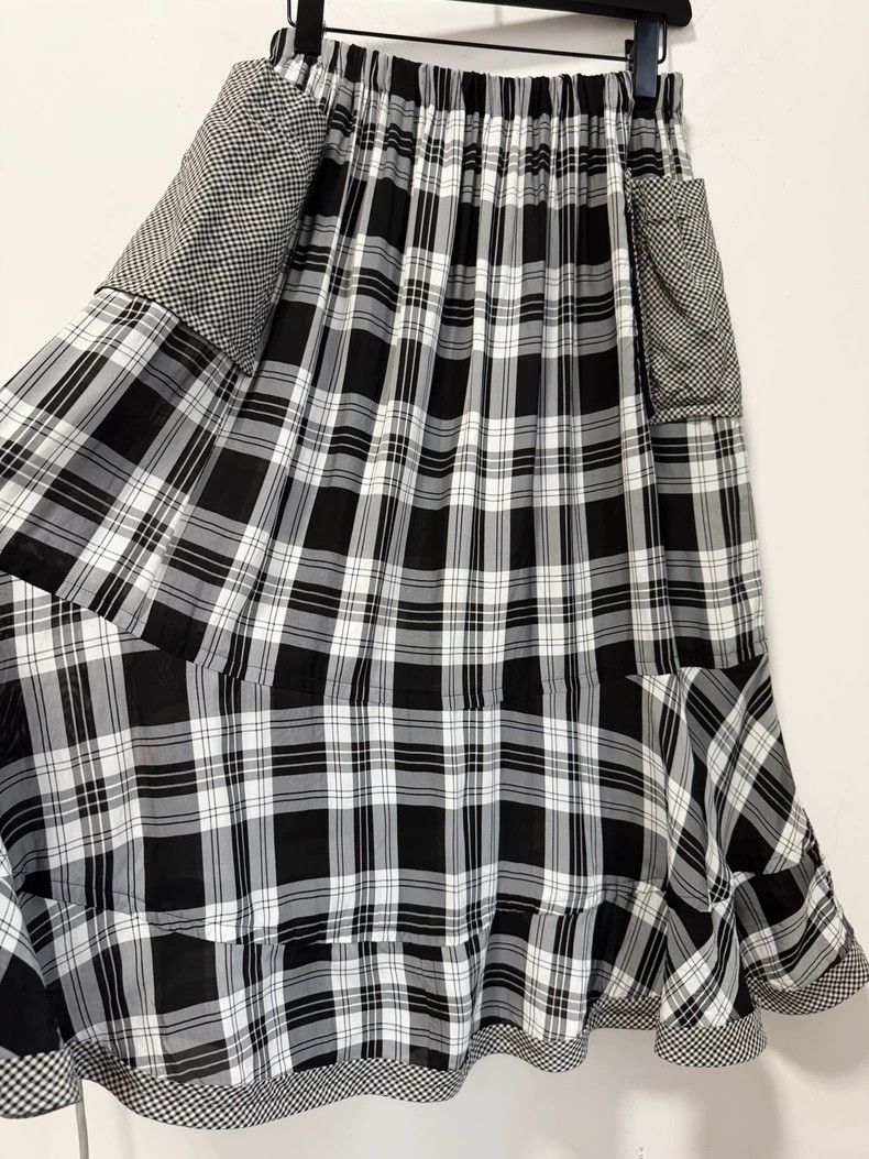 Comme des Garcons Comme Des Garcons Doll collar size plaid stitching top fis Size S / US 4 / IT 40 - 4 Thumbnail