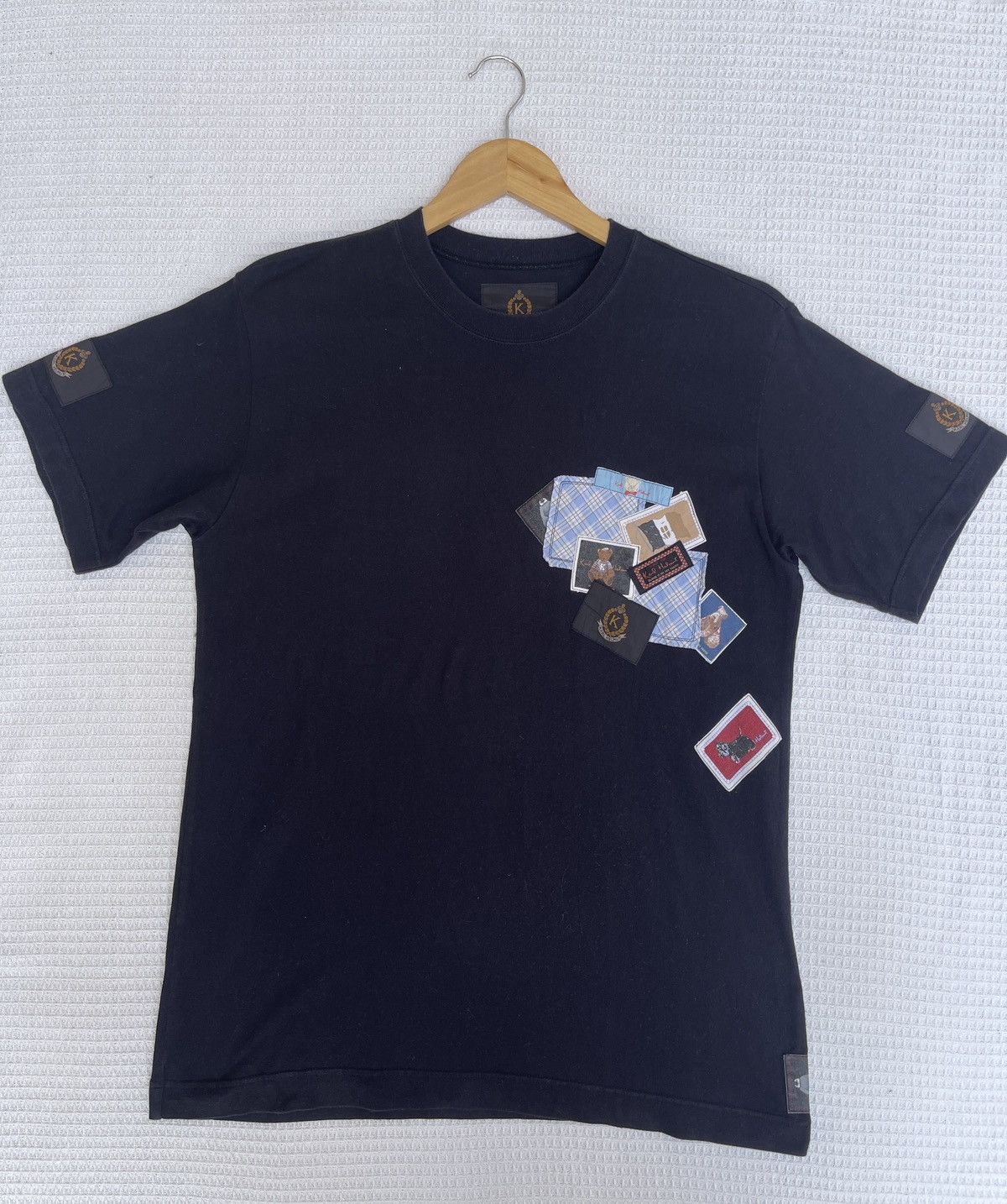 Karl Helmut Last Drop🔥Rare🔥Vintage Karl Helmut Black T-Shirt Size US L / EU 52-54 / 3 - 7 Thumbnail