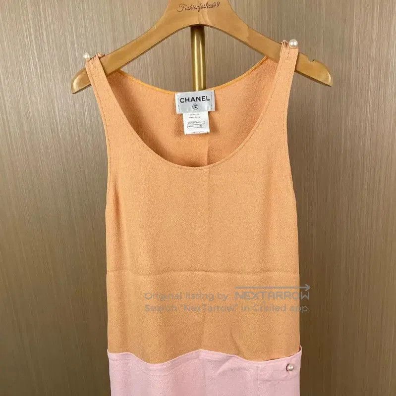 Chanel Chanel Beige Silk Women's T-Shirt . Size M / US 6-8 / IT 42-44 - 1 Thumbnail