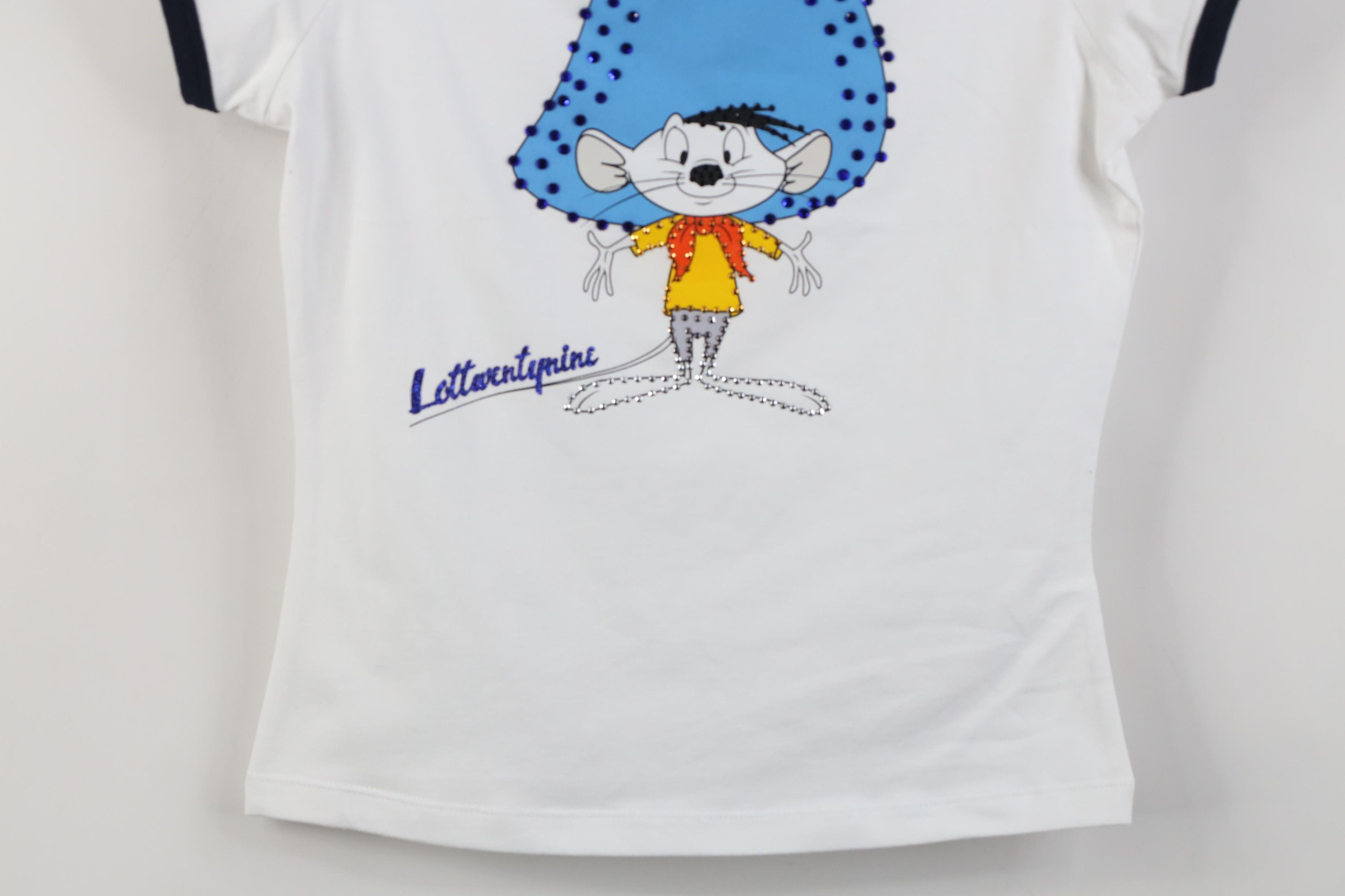 Vintage Deadstock Vintage Y2K Lot 29 Looney Tunes Gonzales T-Shirt Size S / US 4 / IT 40 - 3 Thumbnail