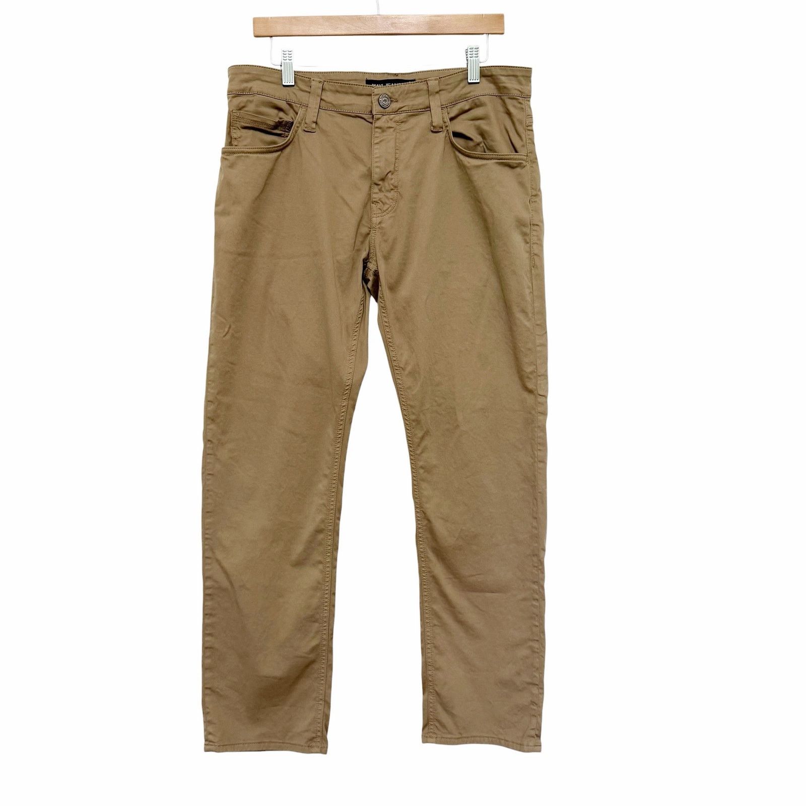 Other Mavi Tan Zach Straight Leg Jeans Pants Sz 34x30 Size US 34 / EU 50 - 1 Thumbnail