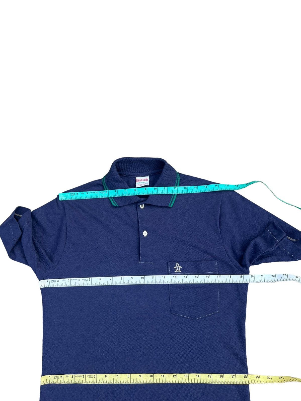 Grand Slam × Vintage Vintage 80s Grand Slam Munsingwear Polo Shirt Size US M / EU 48-50 / 2 - 2 Thumbnail
