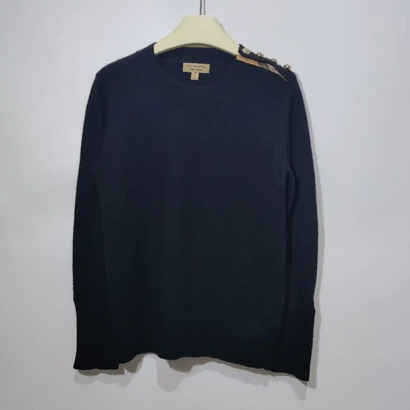 Burberry Burberry Women's Black Wool Sweater Size L / US 10 / IT 46 - 1 Thumbnail